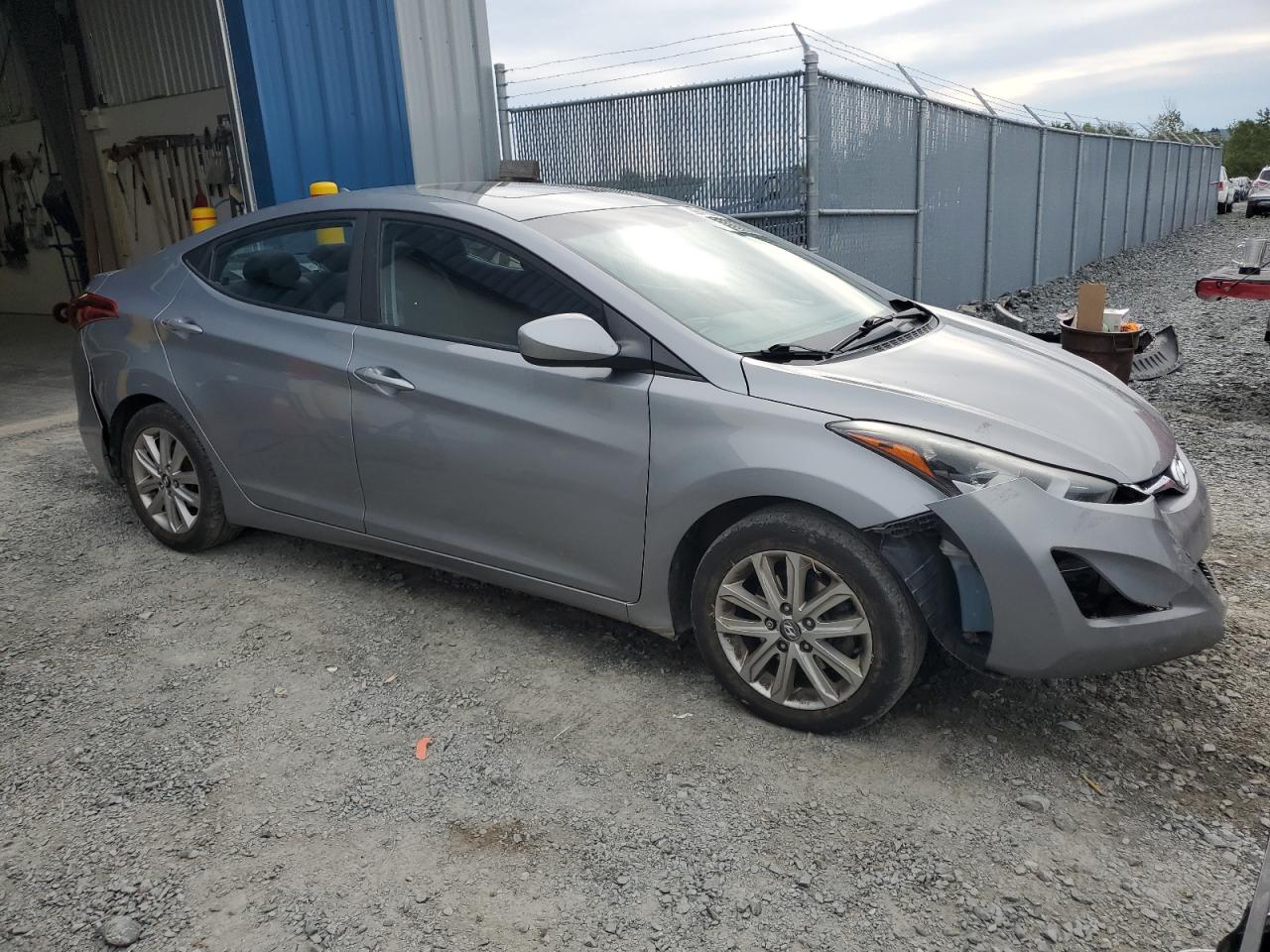 2015 Hyundai Elantra Se Silver vin: KMHDH4AE8FU454957