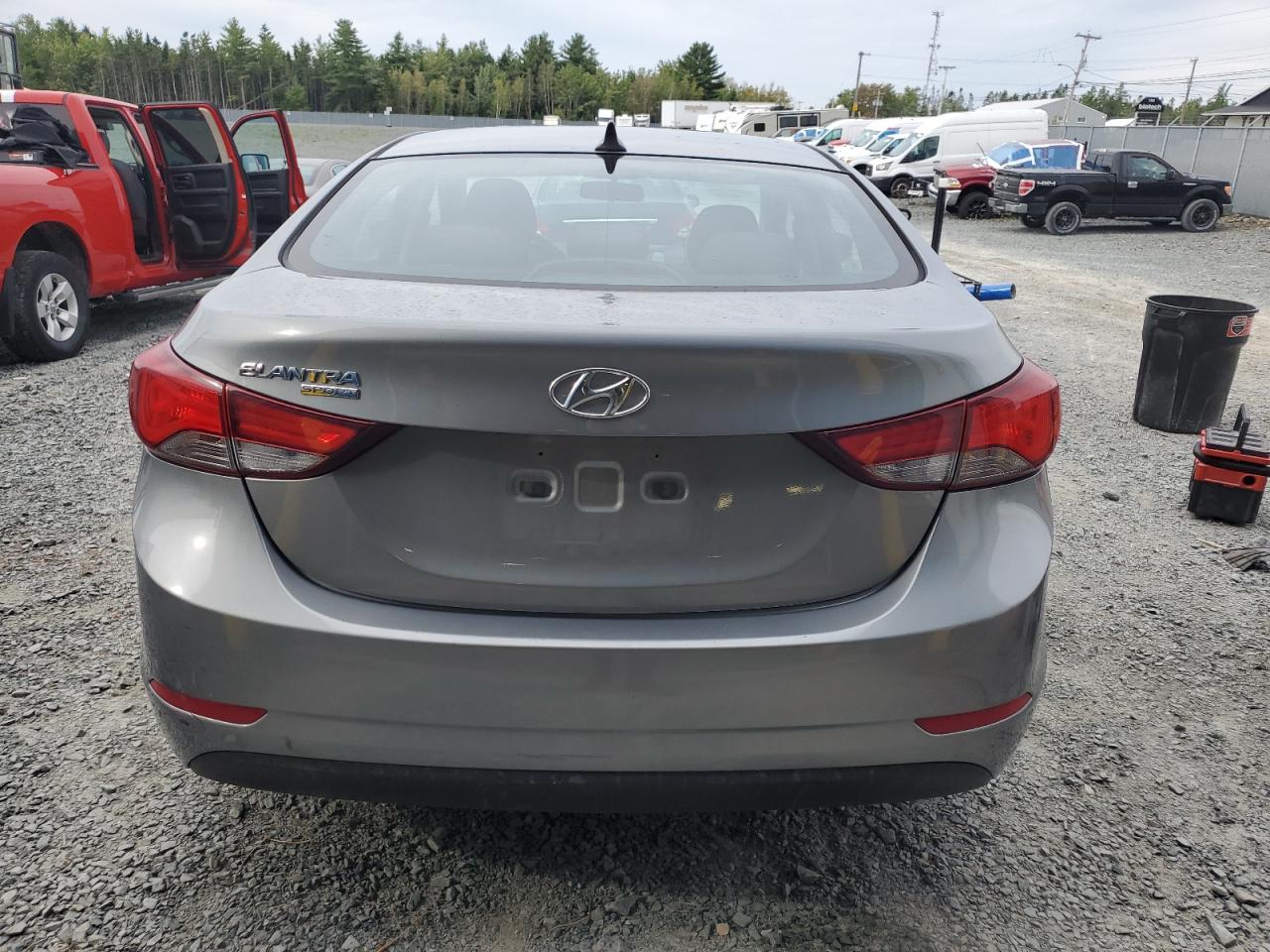 2015 Hyundai Elantra Se Silver vin: KMHDH4AE8FU454957