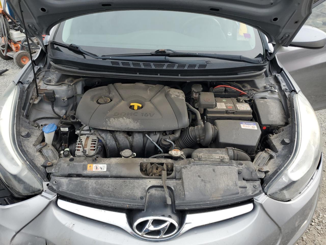 2015 Hyundai Elantra Se Silver vin: KMHDH4AE8FU454957