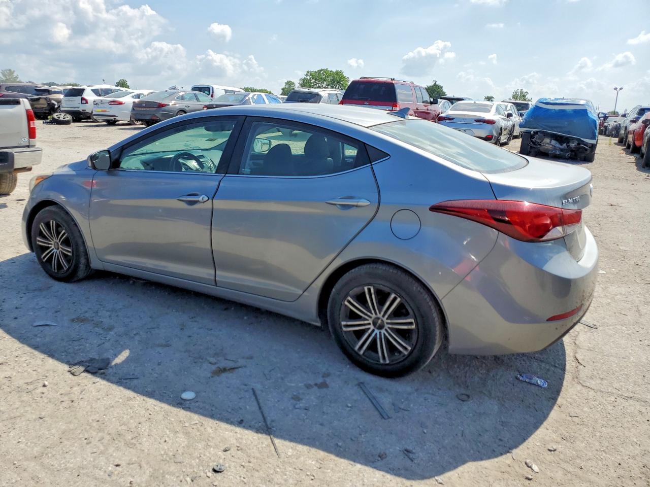 2015 Hyundai Elantra Se Silver vin: KMHDH4AE8FU455655