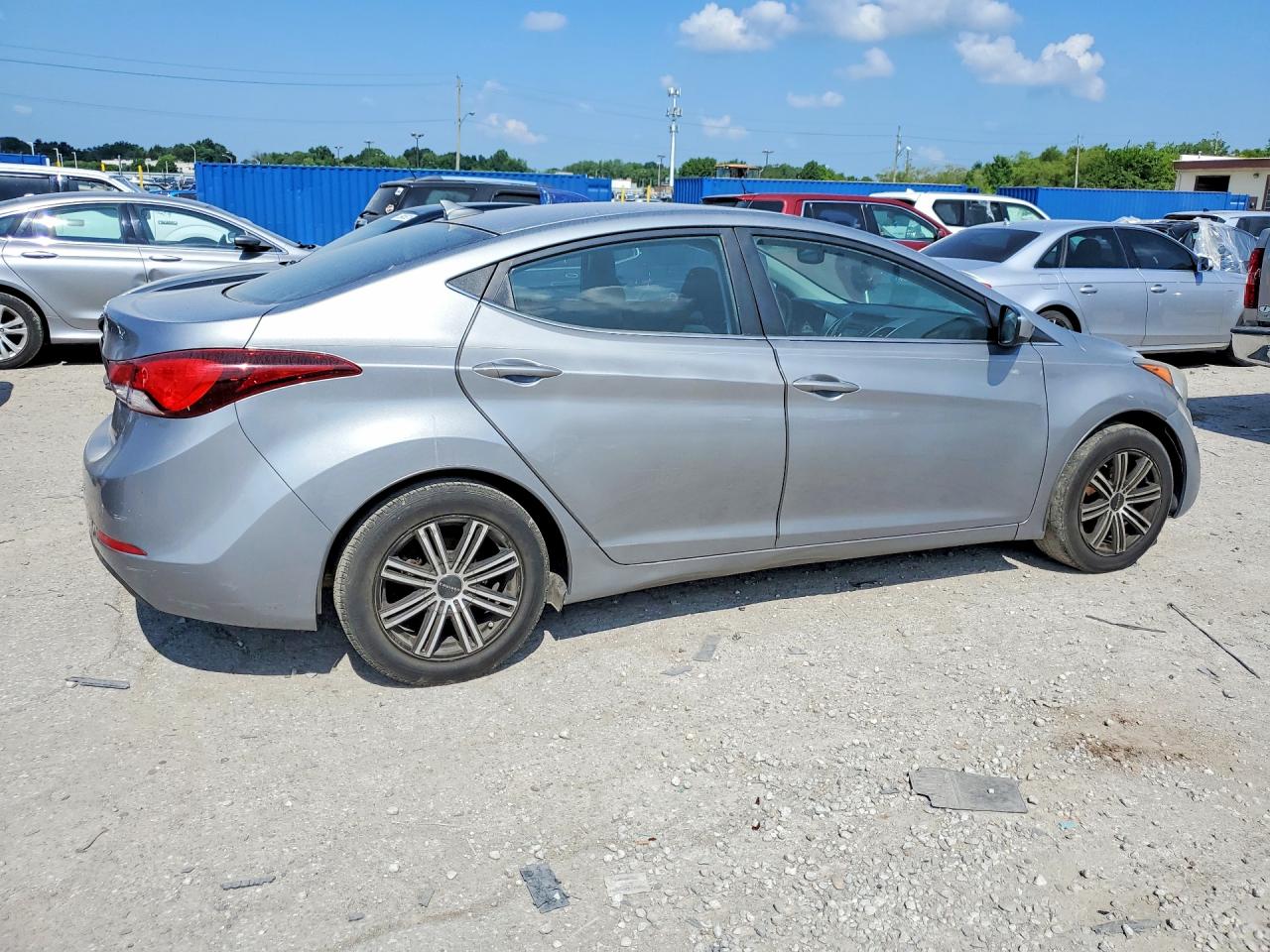 2015 Hyundai Elantra Se Silver vin: KMHDH4AE8FU455655