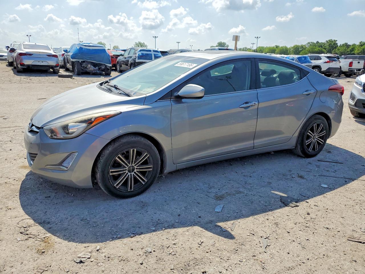 2015 Hyundai Elantra Se Silver vin: KMHDH4AE8FU455655
