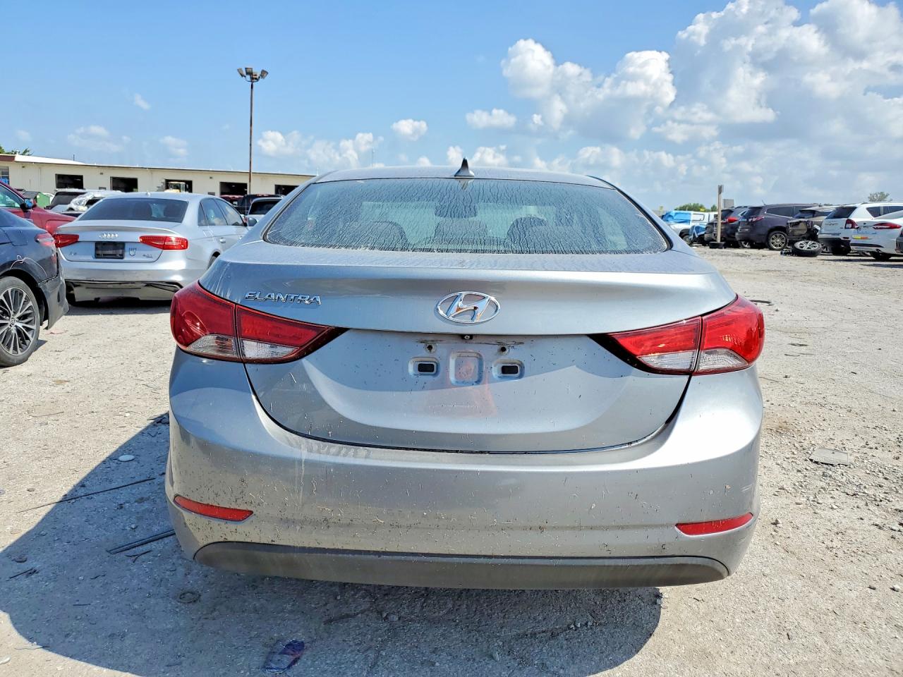 2015 Hyundai Elantra Se Silver vin: KMHDH4AE8FU455655