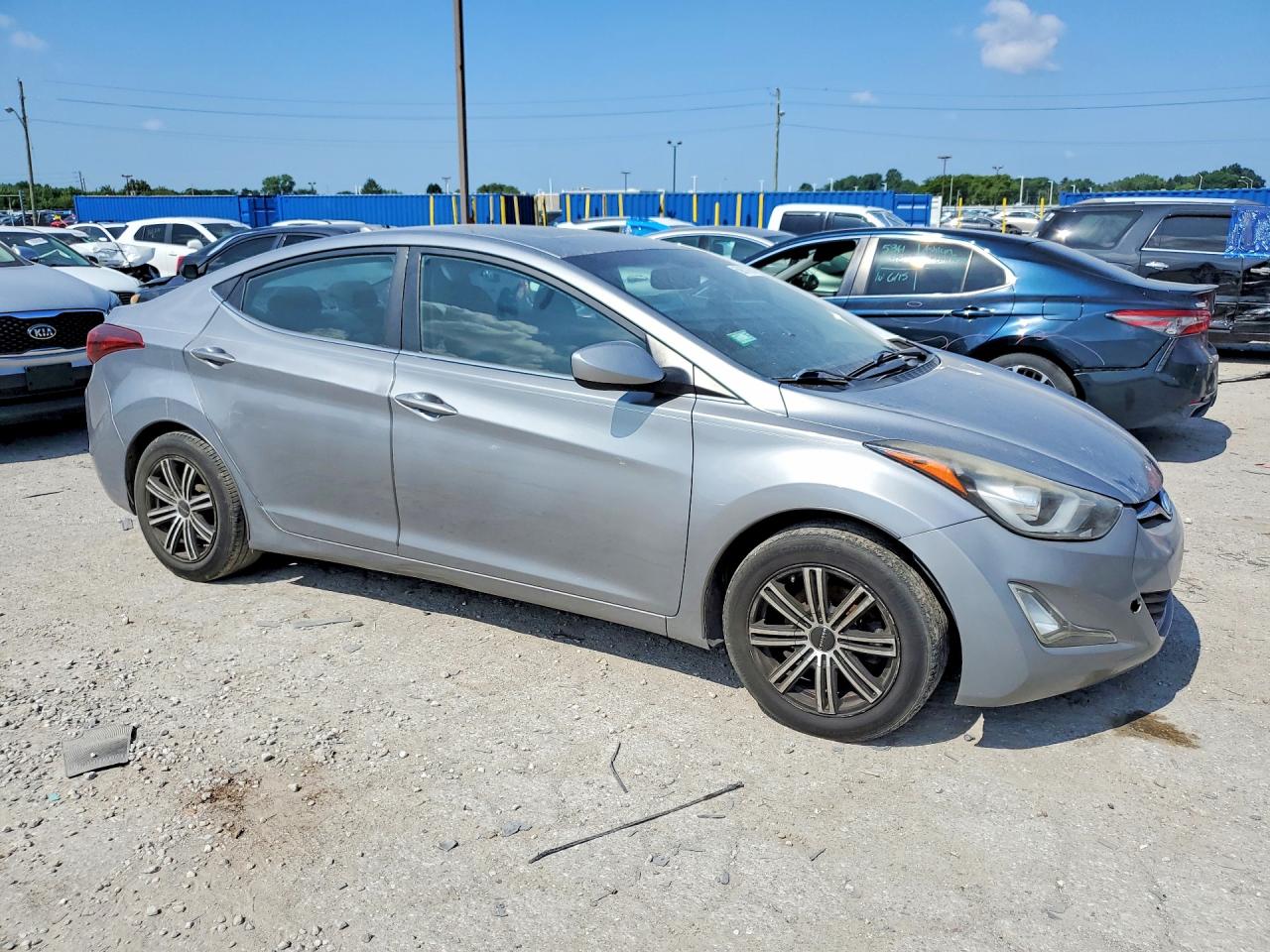 2015 Hyundai Elantra Se Silver vin: KMHDH4AE8FU455655