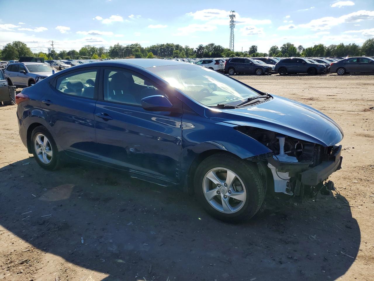 2015 Hyundai Elantra Se Blue vin: KMHDH4AE8FU458815