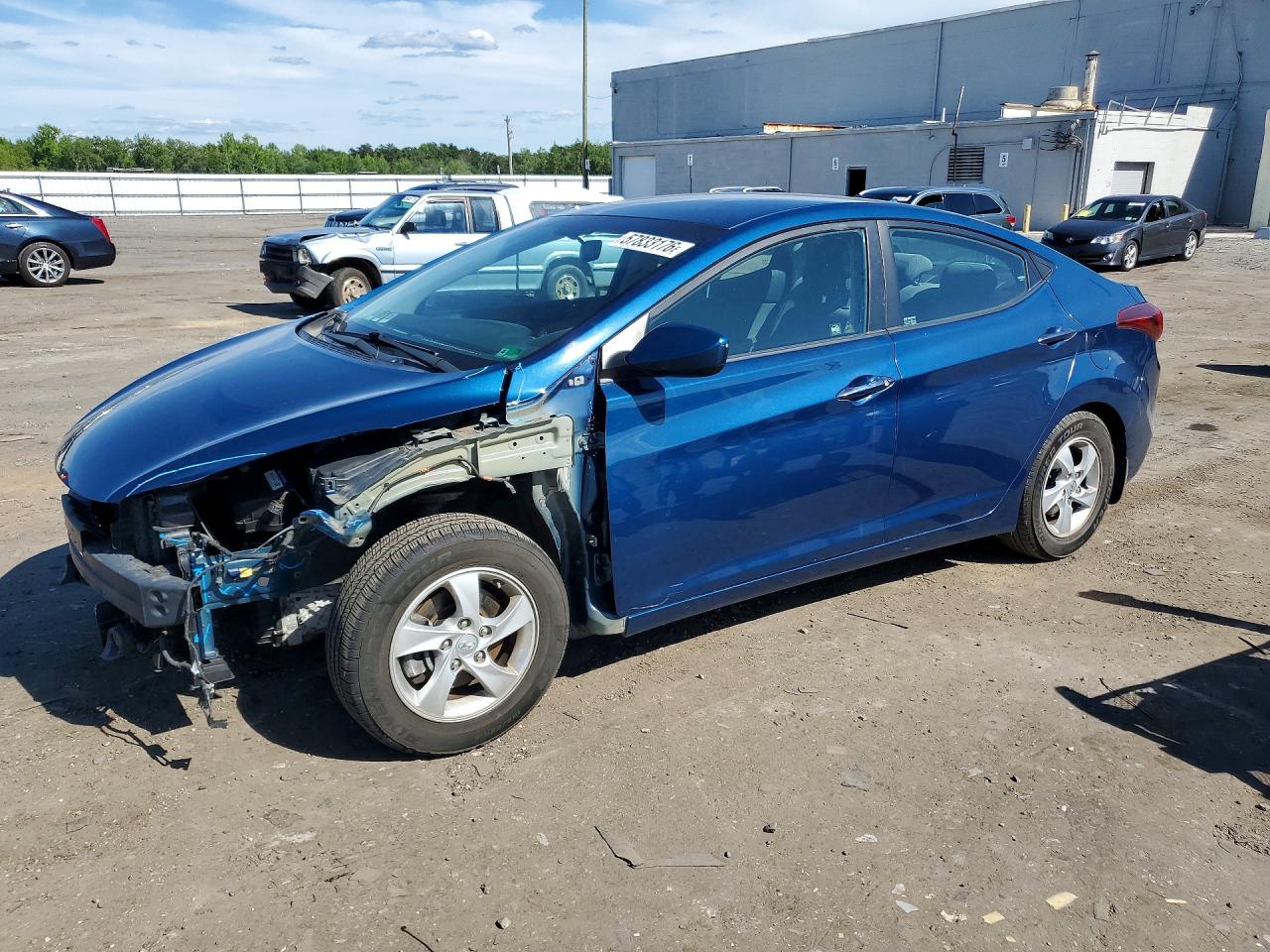 2015 Hyundai Elantra Se Blue vin: KMHDH4AE8FU458815