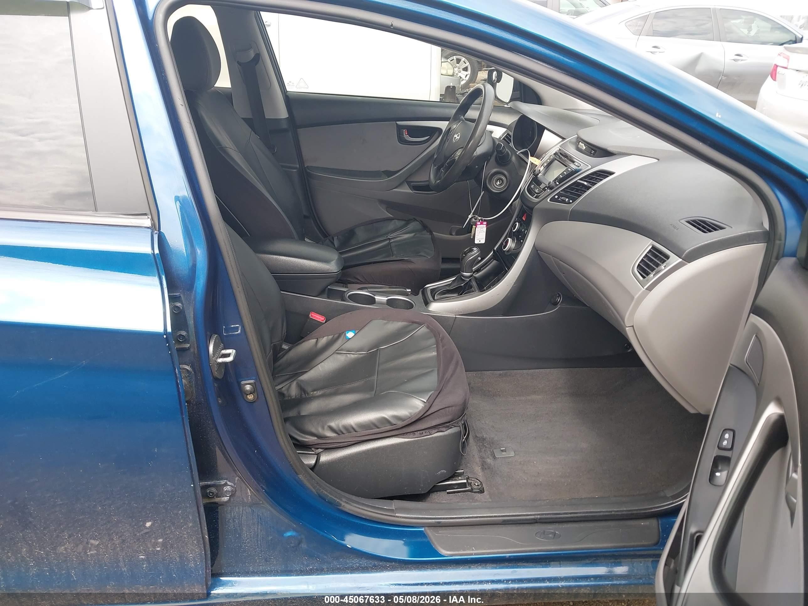 2016 Hyundai Elantra Se Blue vin: KMHDH4AE8GU639348