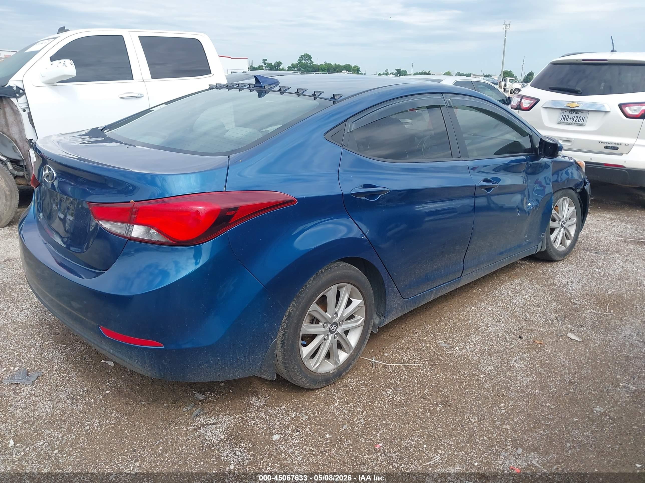 2016 Hyundai Elantra Se Blue vin: KMHDH4AE8GU639348