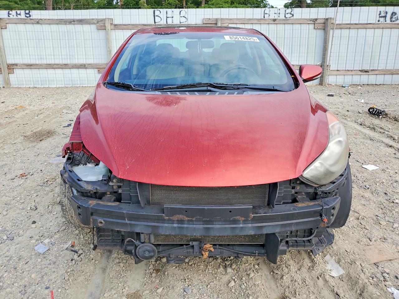 2011 Hyundai Elantra Limited Красный vin: KMHDH4AE9BU095063