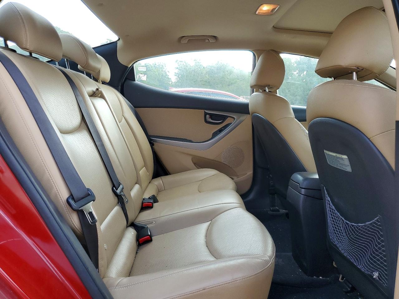2011 Hyundai Elantra Limited Красный vin: KMHDH4AE9BU095063
