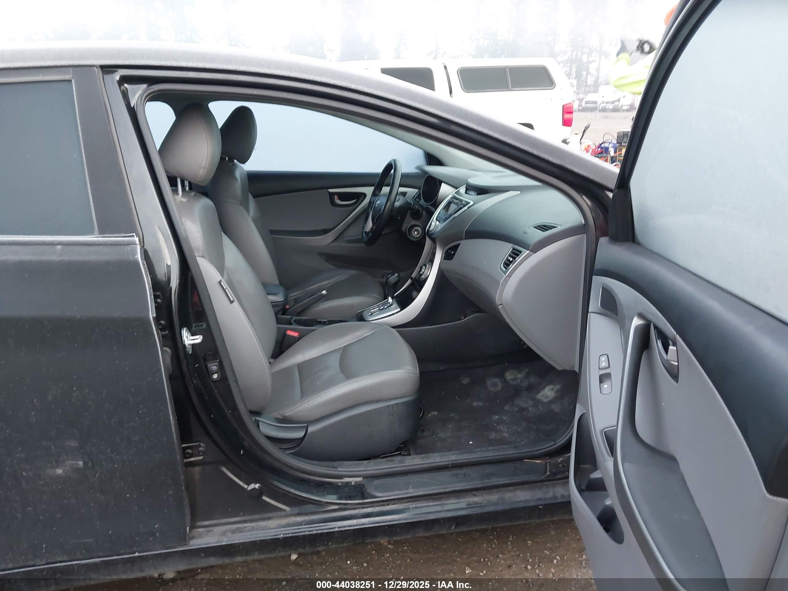 2011 Hyundai Elantra Limited (ulsan Plant) Black vin: KMHDH4AE9BU101766