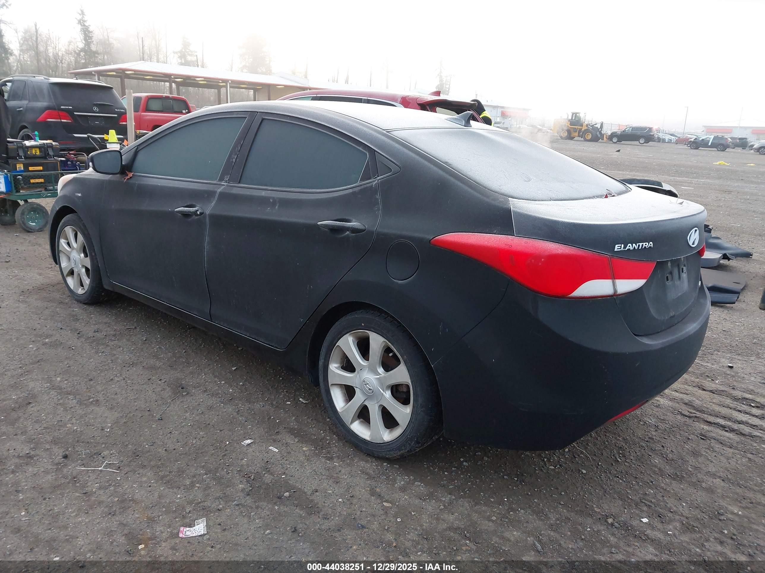 2011 Hyundai Elantra Limited (ulsan Plant) Black vin: KMHDH4AE9BU101766
