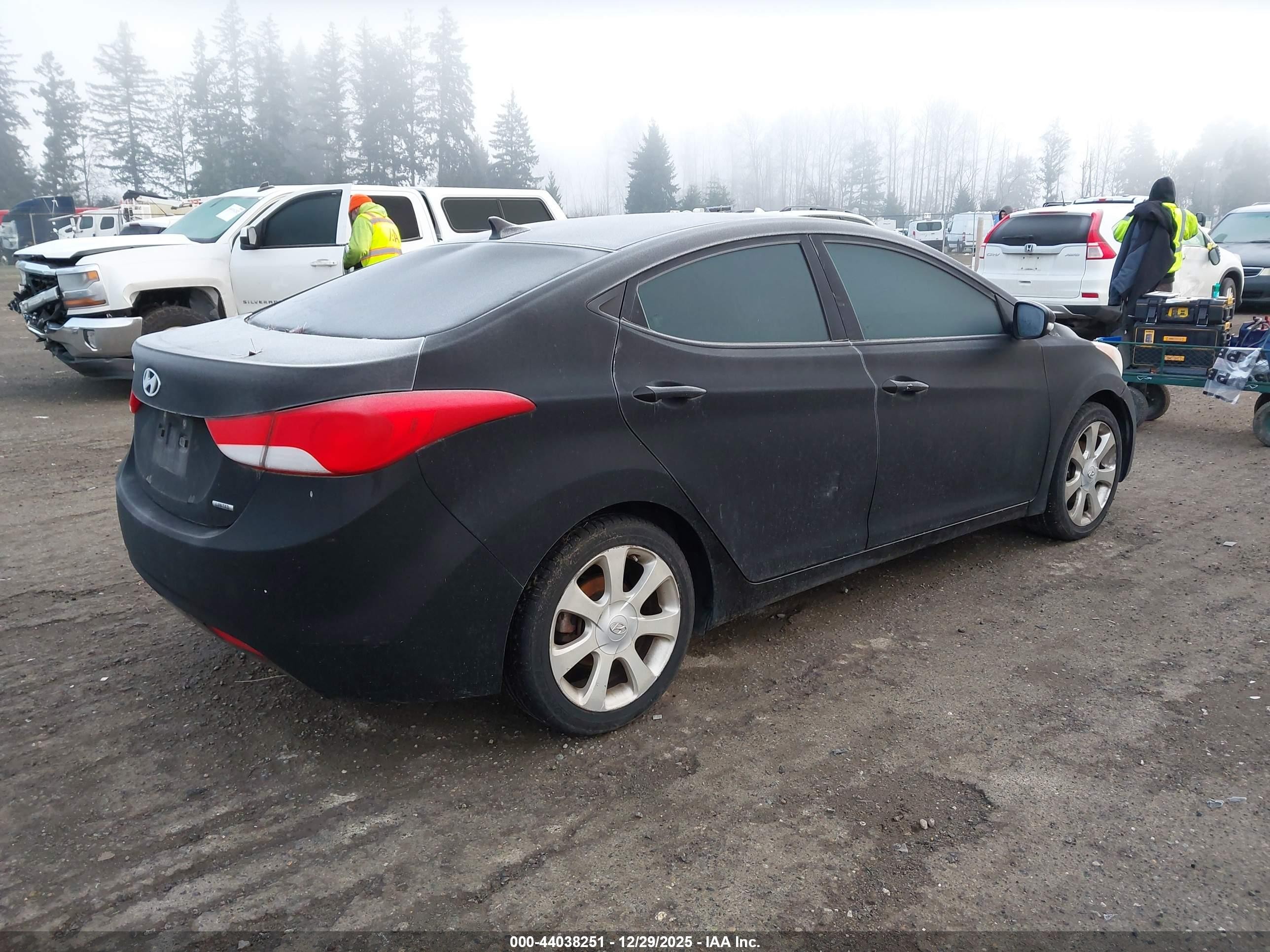 2011 Hyundai Elantra Limited (ulsan Plant) Black vin: KMHDH4AE9BU101766
