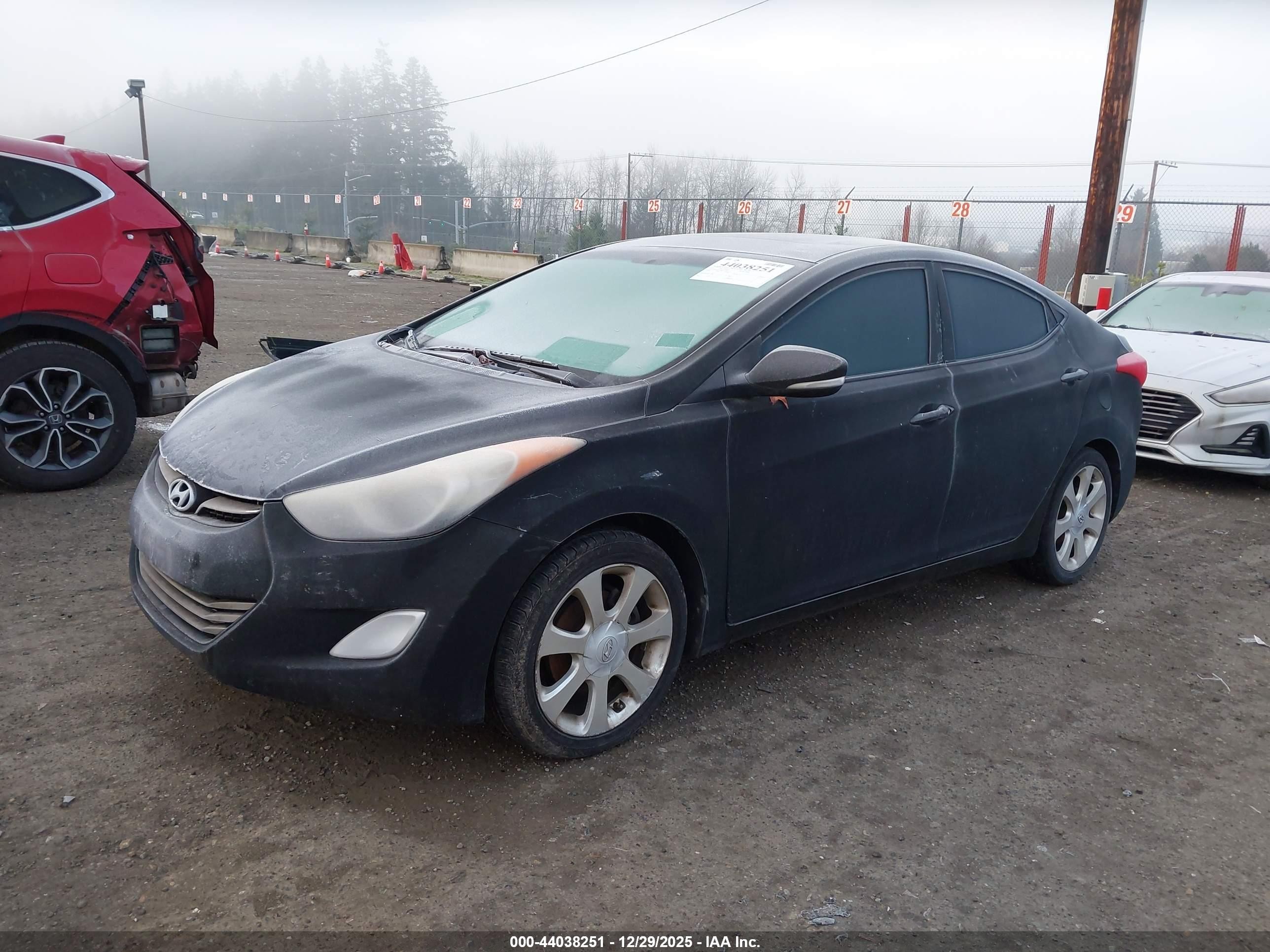 2011 Hyundai Elantra Limited (ulsan Plant) Black vin: KMHDH4AE9BU101766