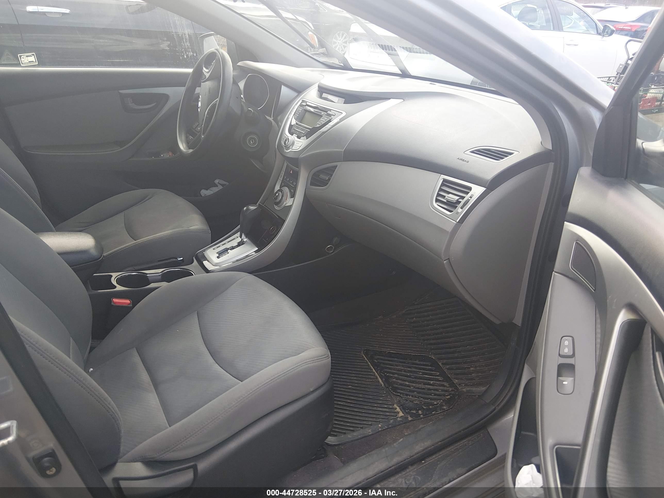 2011 Hyundai Elantra Gls (ulsan Plant) Серый vin: KMHDH4AE9BU107504