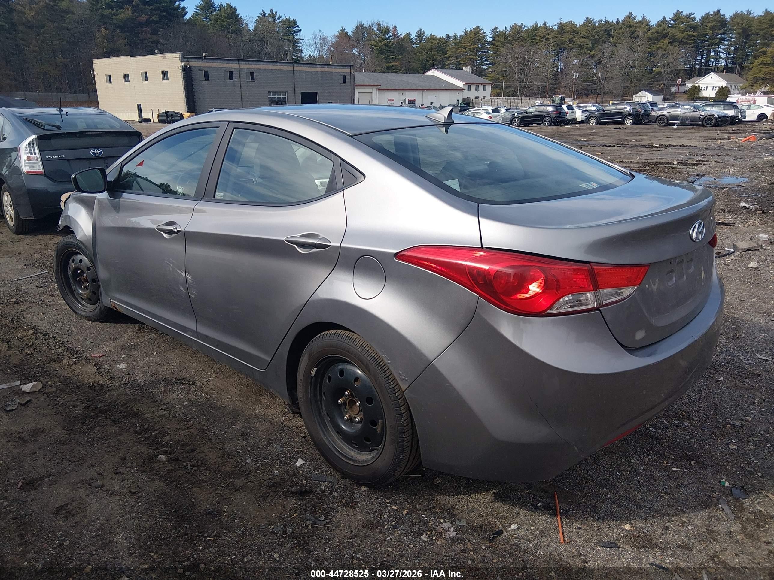2011 Hyundai Elantra Gls (ulsan Plant) Серый vin: KMHDH4AE9BU107504