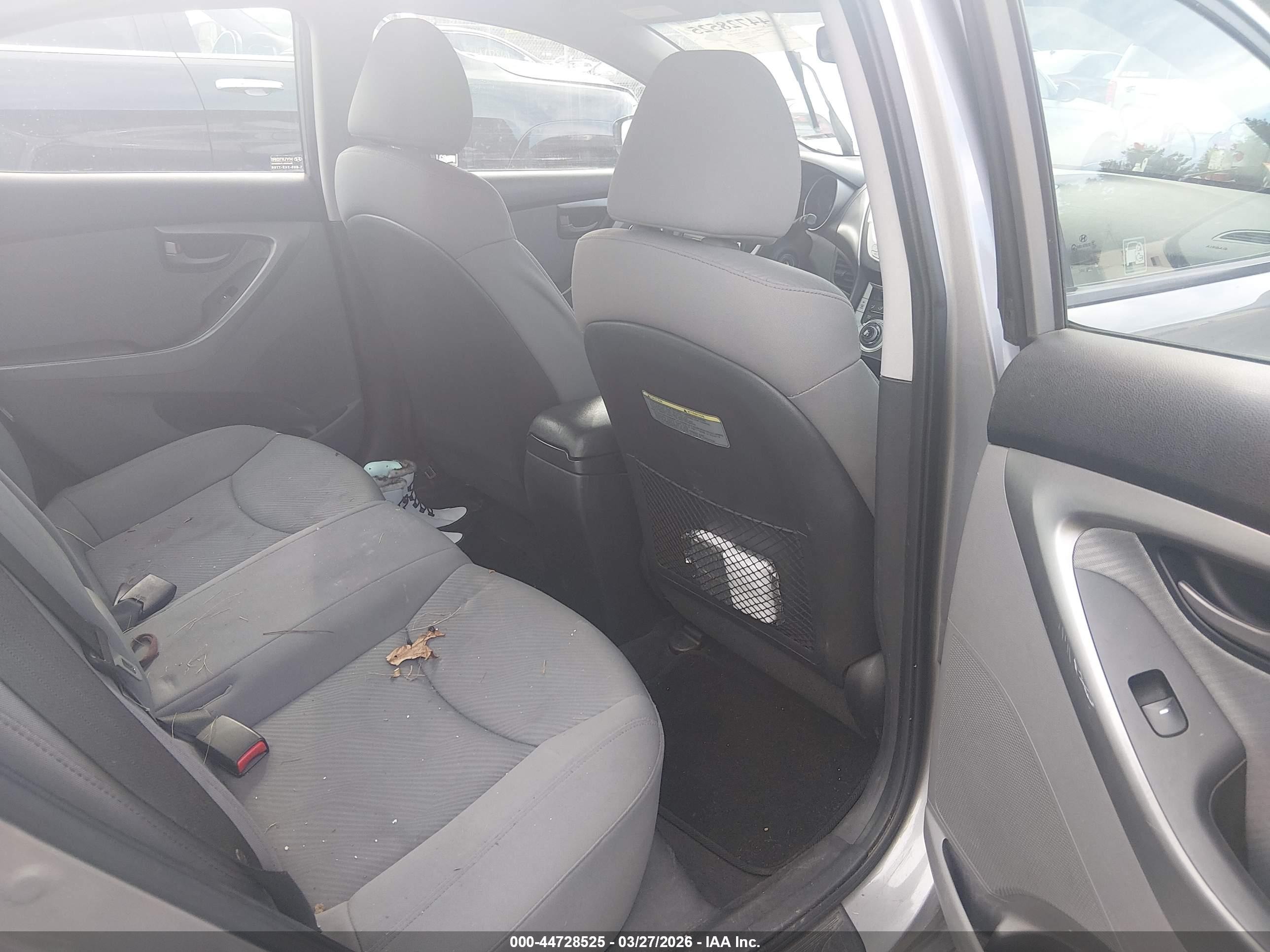 2011 Hyundai Elantra Gls (ulsan Plant) Серый vin: KMHDH4AE9BU107504