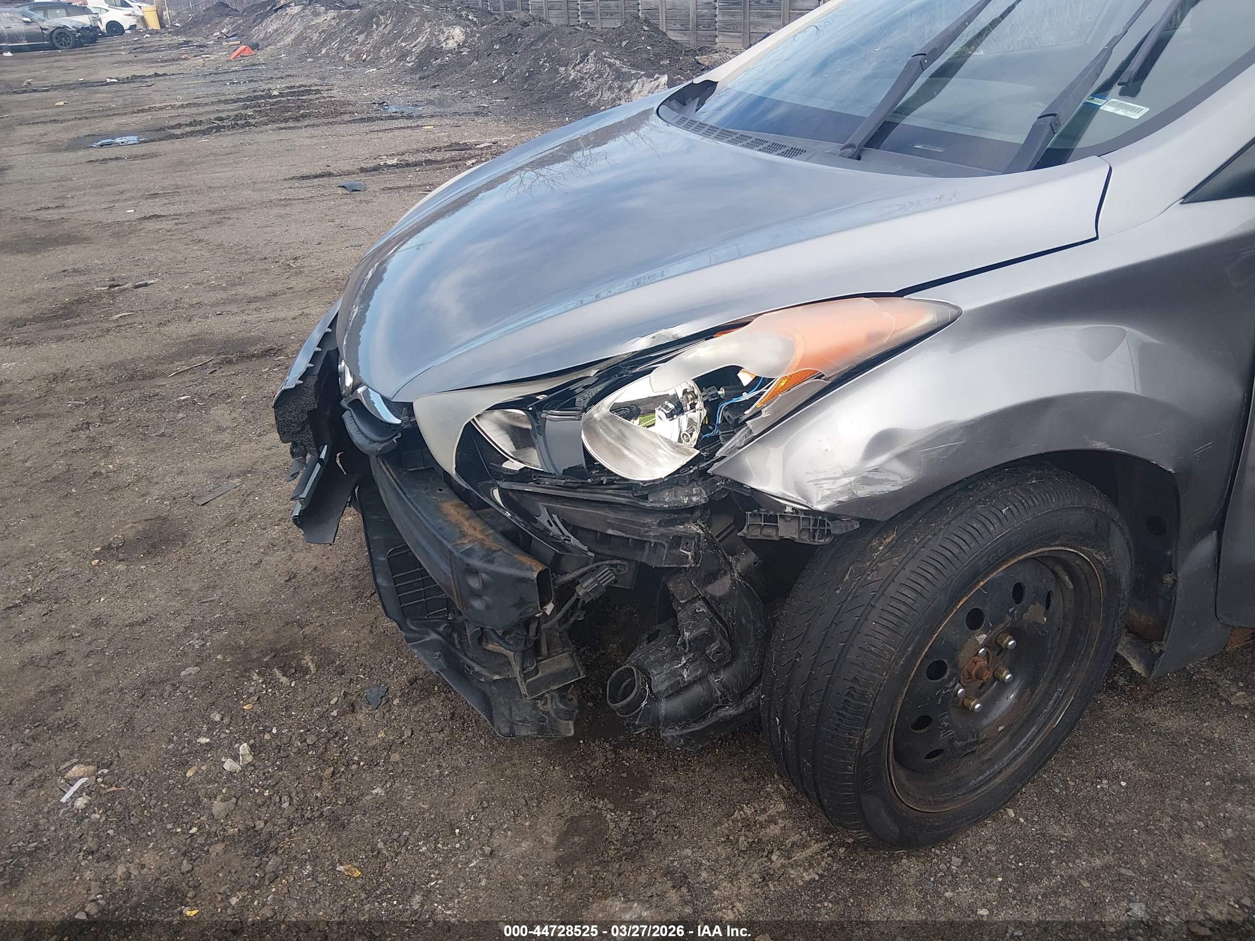 2011 Hyundai Elantra Gls (ulsan Plant) Серый vin: KMHDH4AE9BU107504
