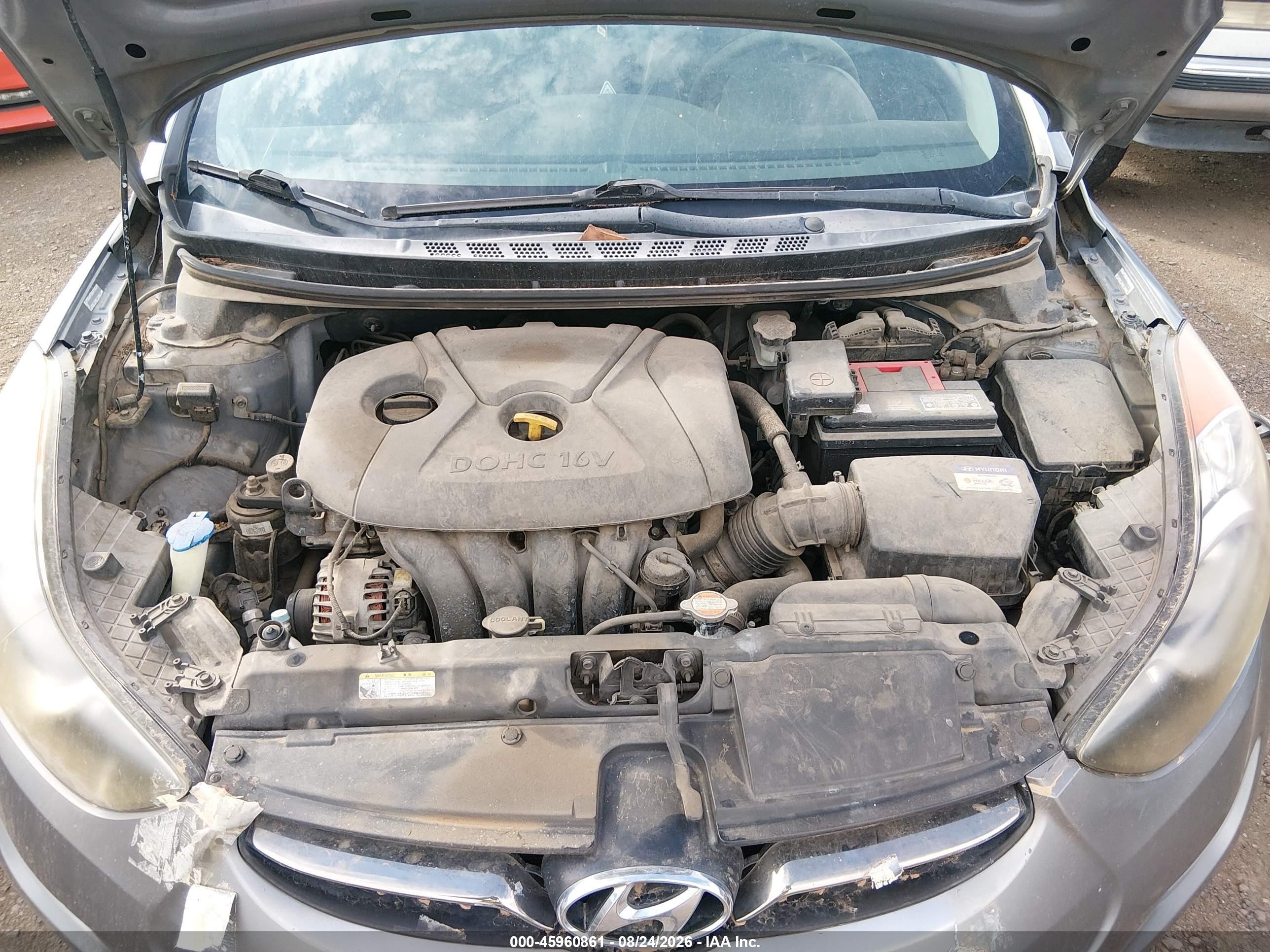 2011 Hyundai Elantra Limited (ulsan Plant) Gray vin: KMHDH4AE9BU120009