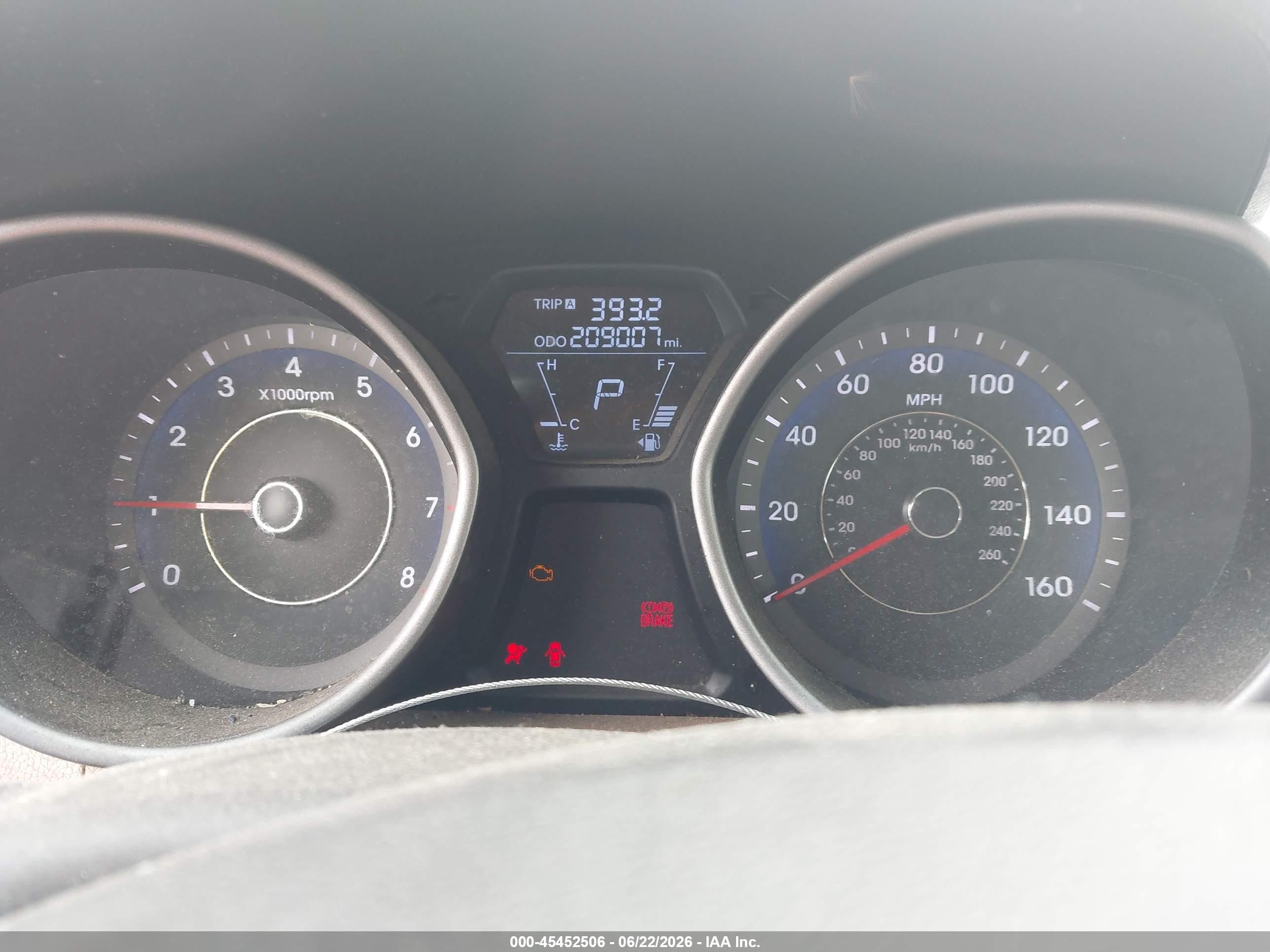 2011 Hyundai Elantra Gls (ulsan Plant) Red vin: KMHDH4AE9BU127008