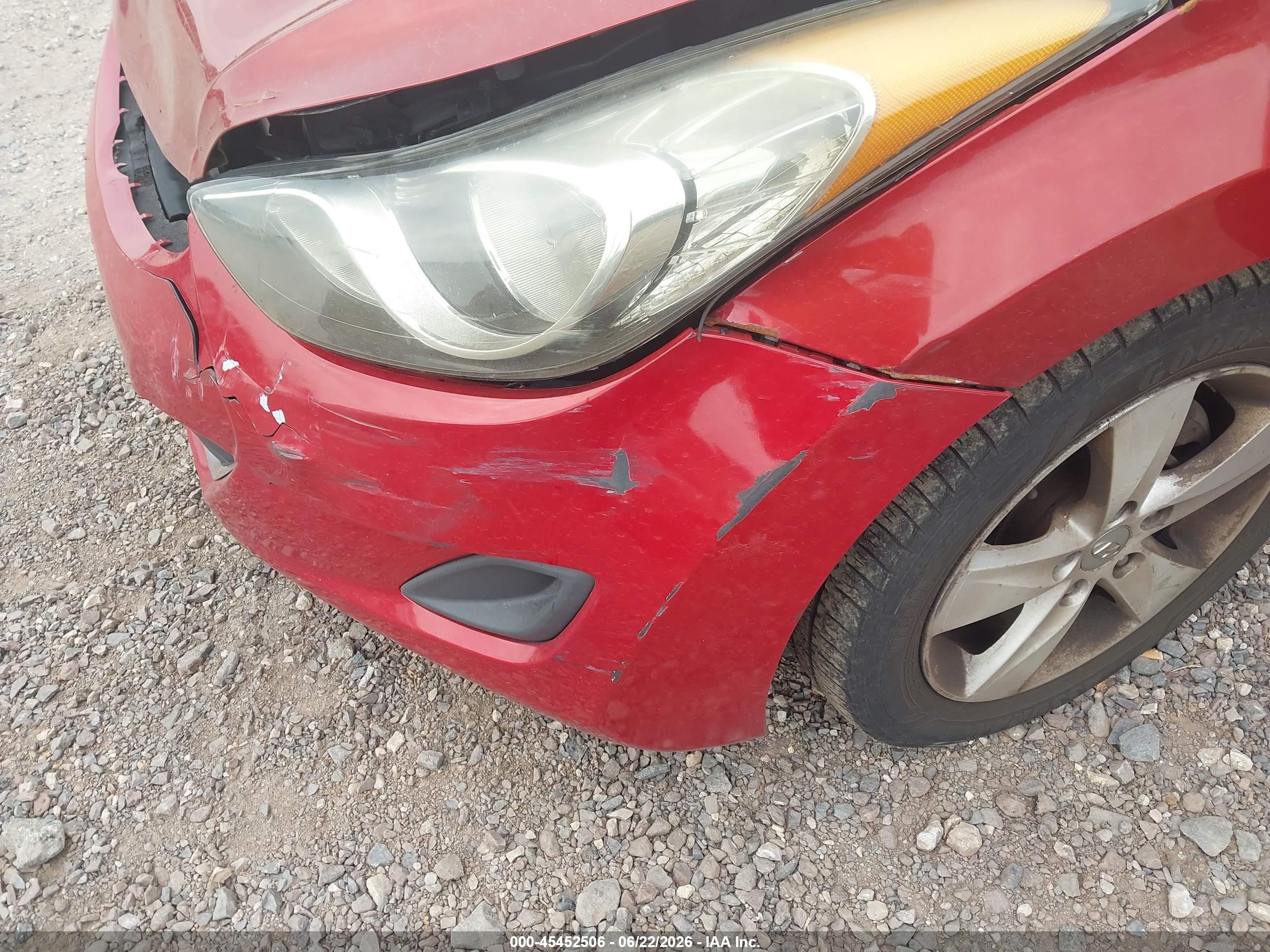 2011 Hyundai Elantra Gls (ulsan Plant) Red vin: KMHDH4AE9BU127008