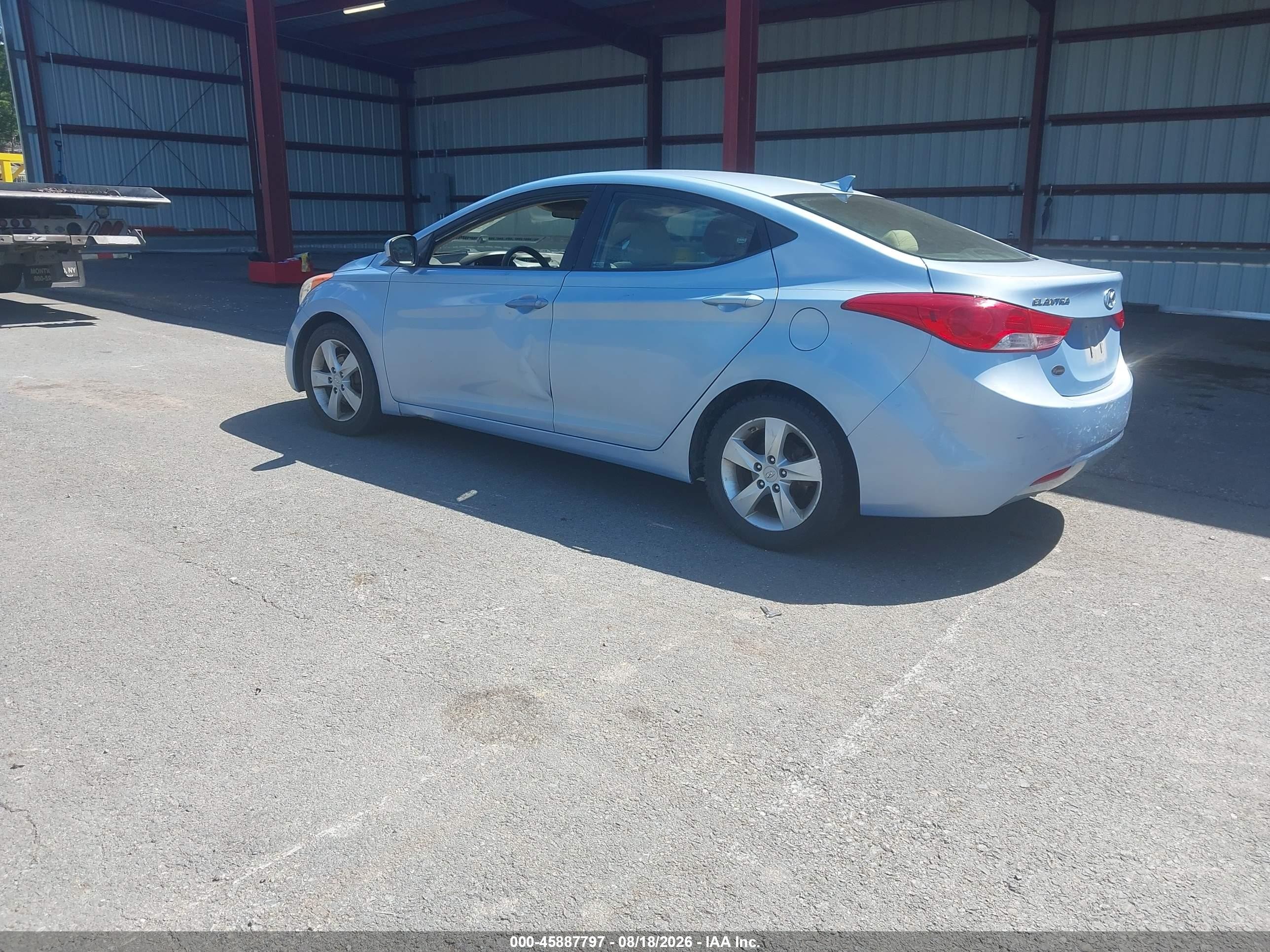 2011 Hyundai Elantra Gls (ulsan Plant) Blue vin: KMHDH4AE9BU132080