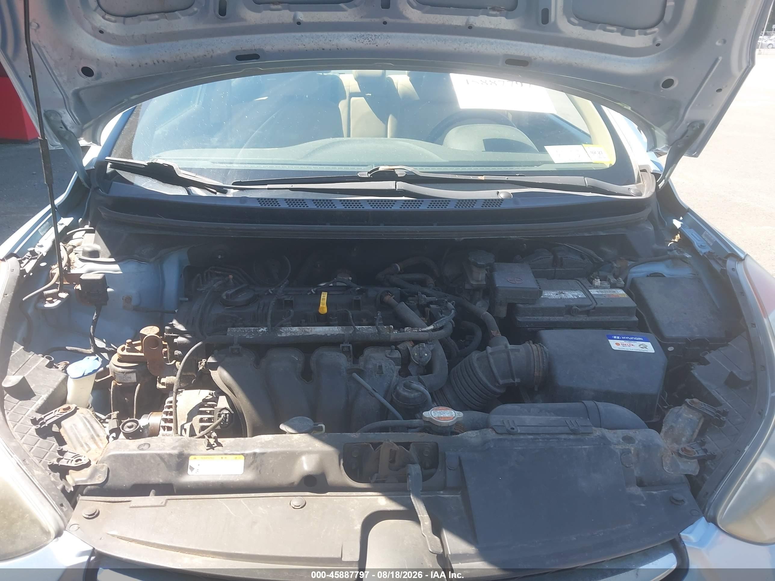2011 Hyundai Elantra Gls (ulsan Plant) Blue vin: KMHDH4AE9BU132080