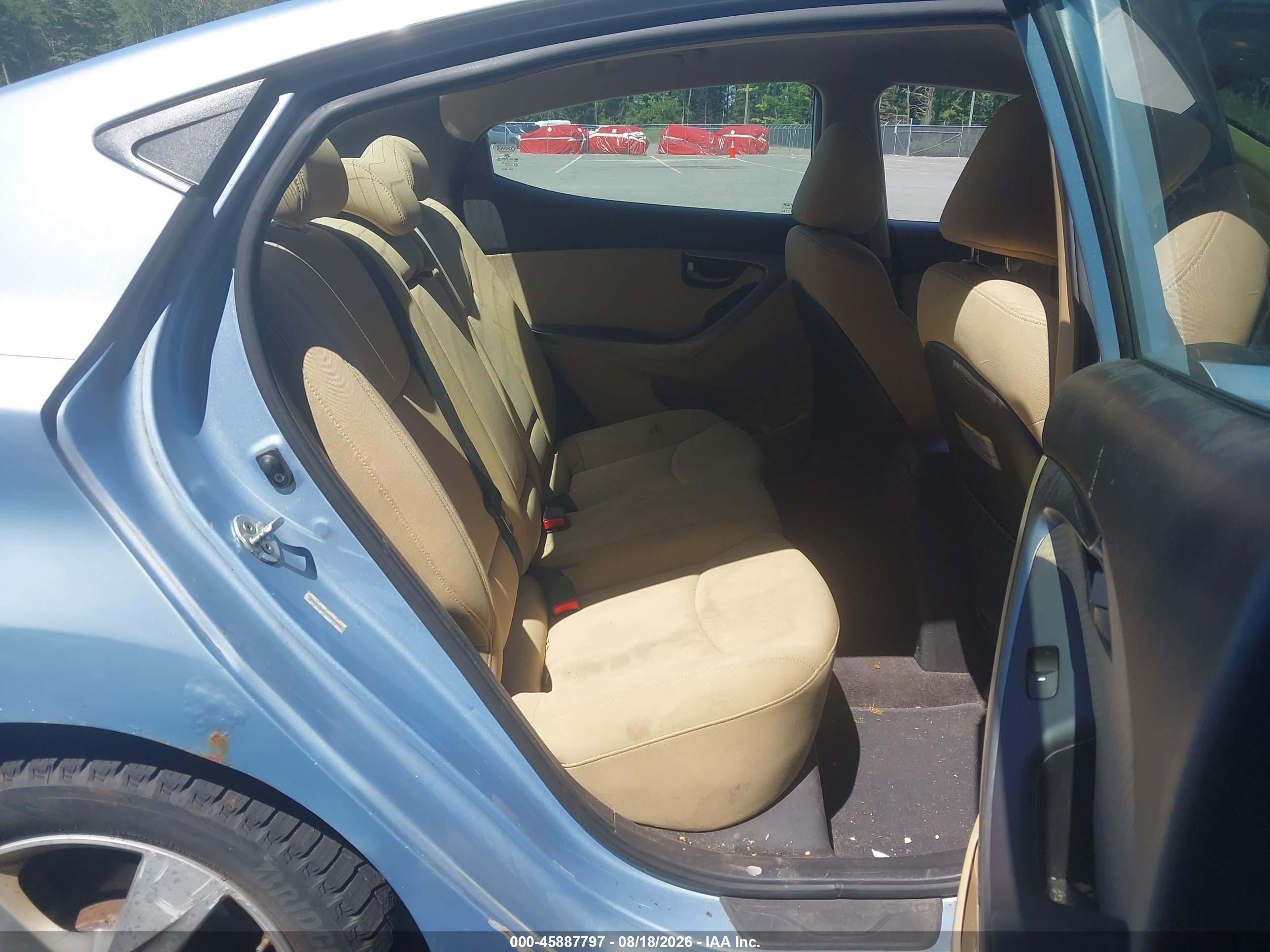 2011 Hyundai Elantra Gls (ulsan Plant) Blue vin: KMHDH4AE9BU132080