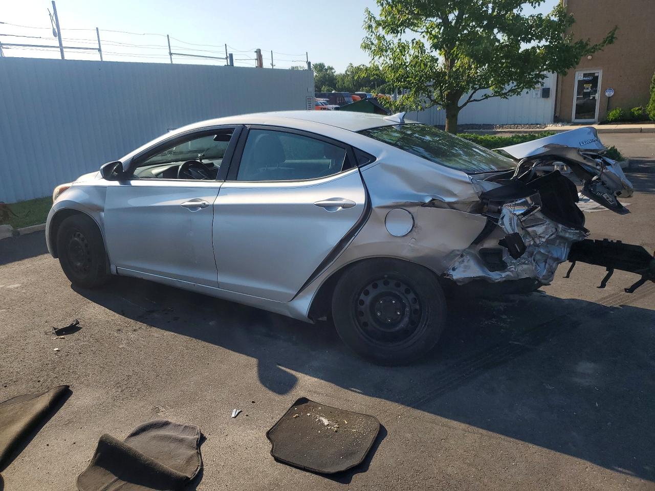 2011 Hyundai Elantra Gls Silver vin: KMHDH4AE9BU133147