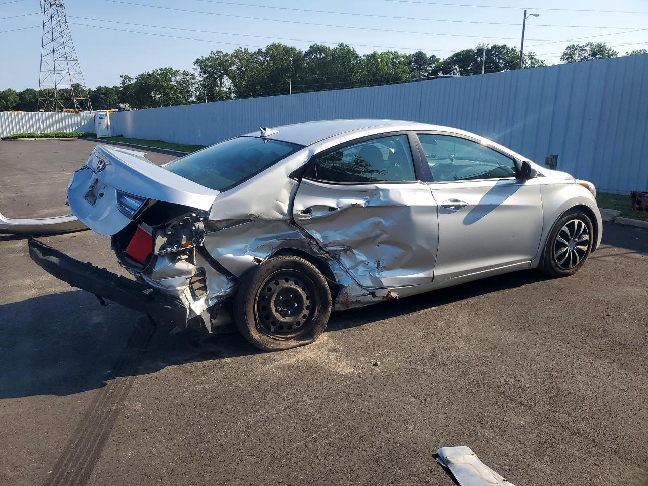 2011 Hyundai Elantra Gls Silver vin: KMHDH4AE9BU133147
