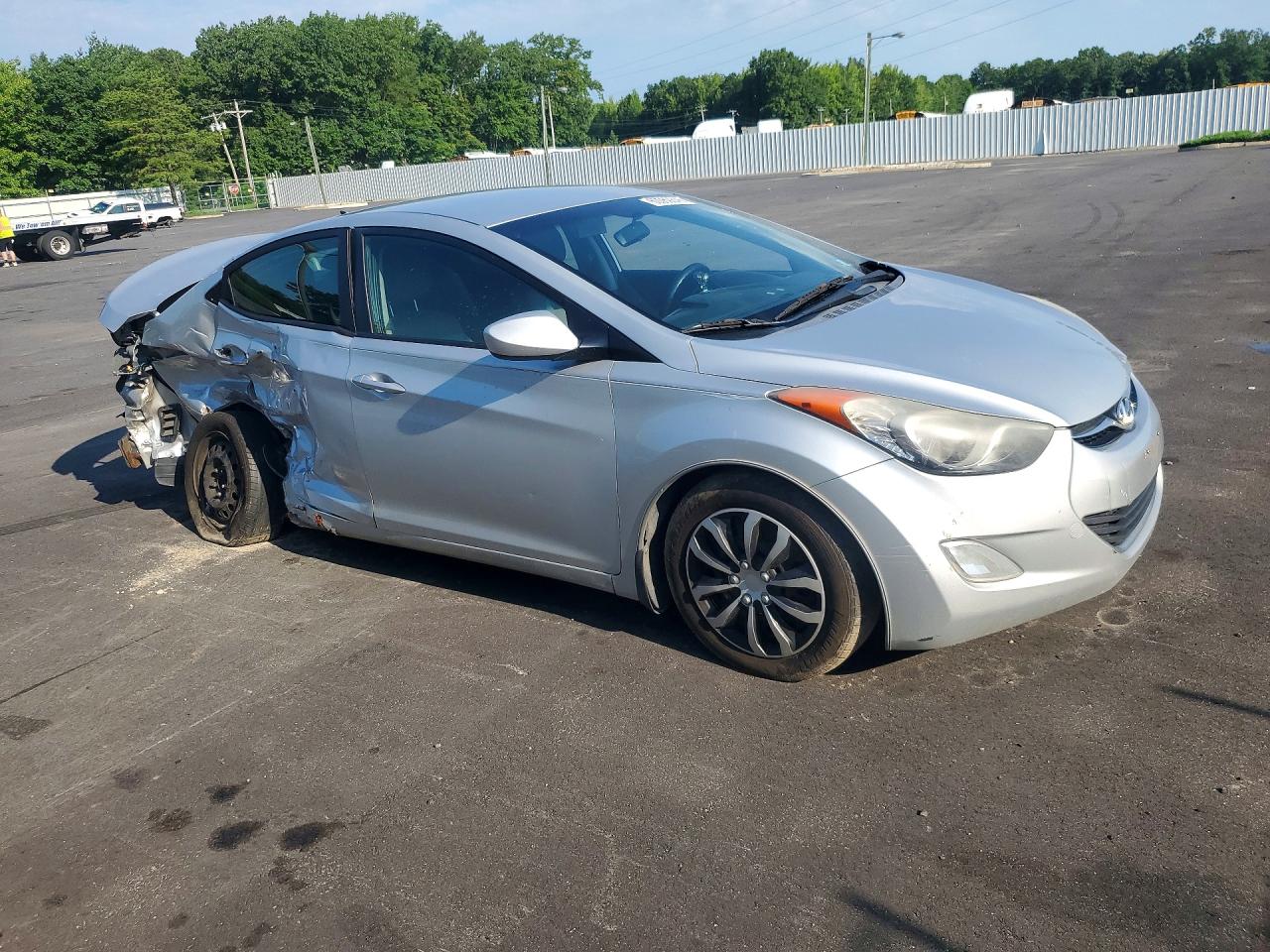 2011 Hyundai Elantra Gls Silver vin: KMHDH4AE9BU133147
