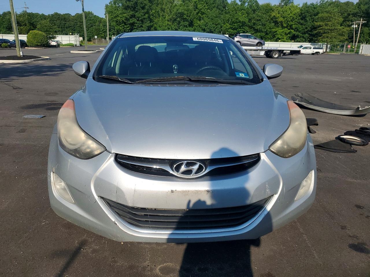 2011 Hyundai Elantra Gls Silver vin: KMHDH4AE9BU133147