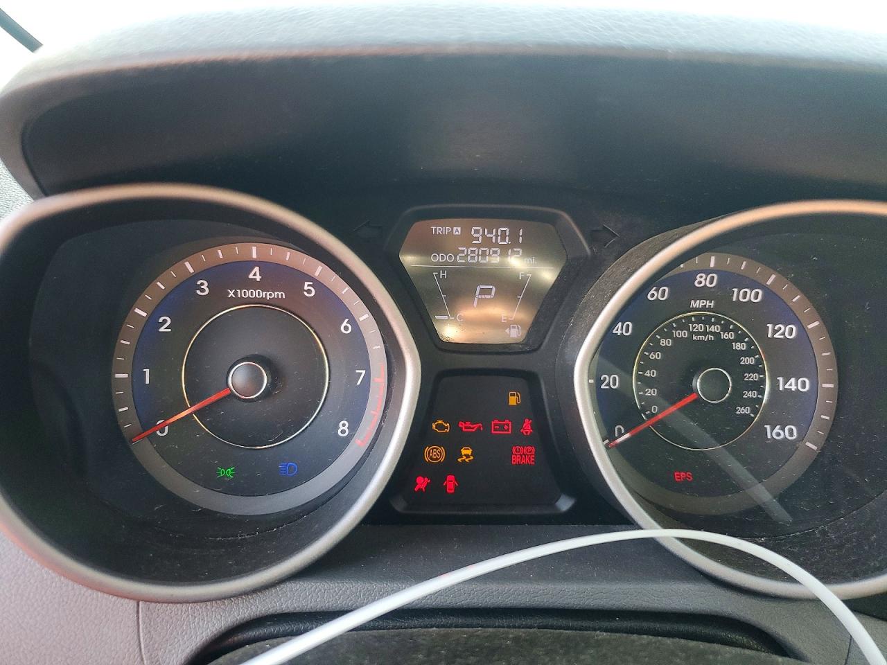 2011 Hyundai Elantra Gls Silver vin: KMHDH4AE9BU133147