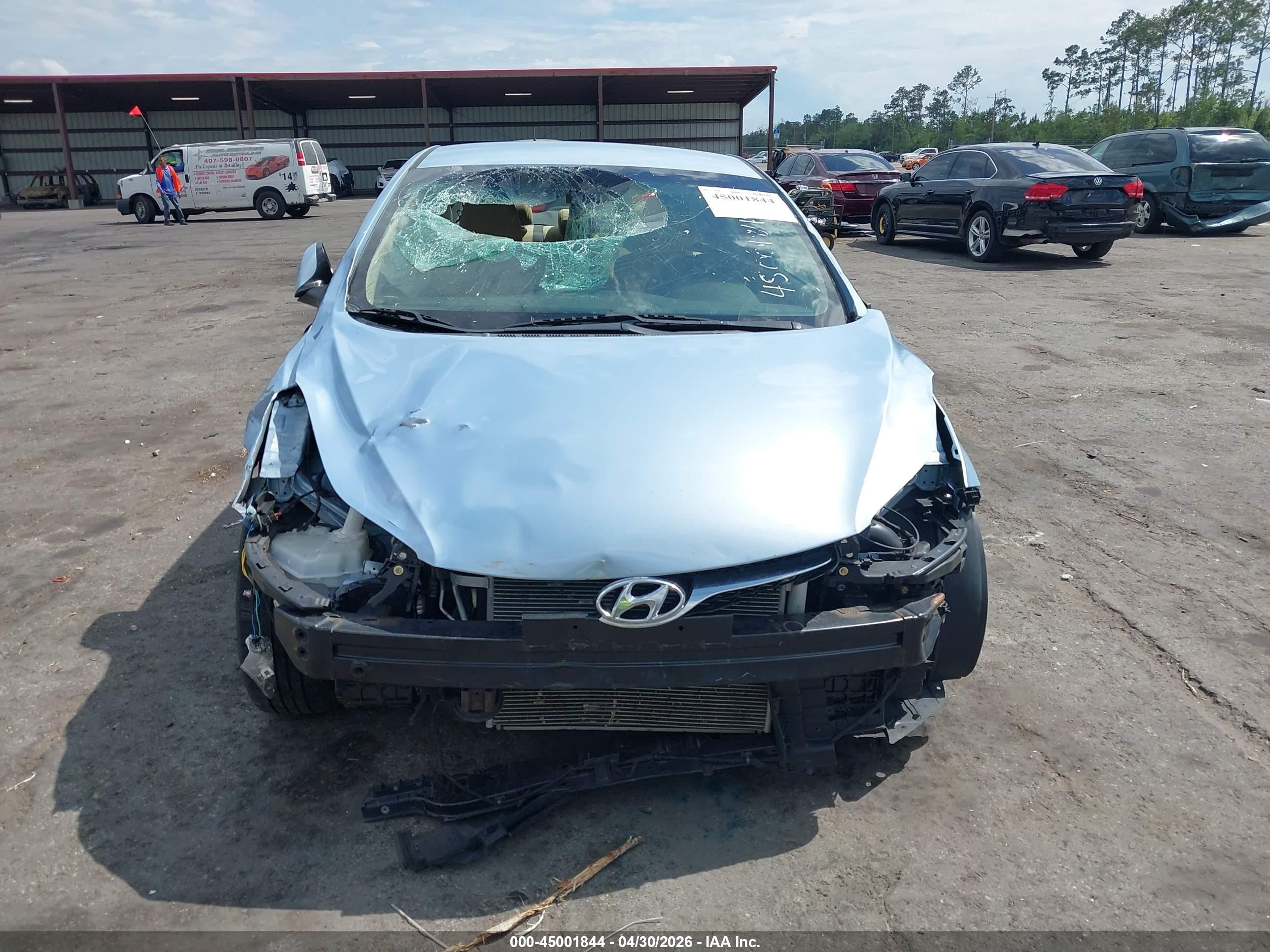 2011 Hyundai Elantra Gls (ulsan Plant) Blue vin: KMHDH4AE9BU139840