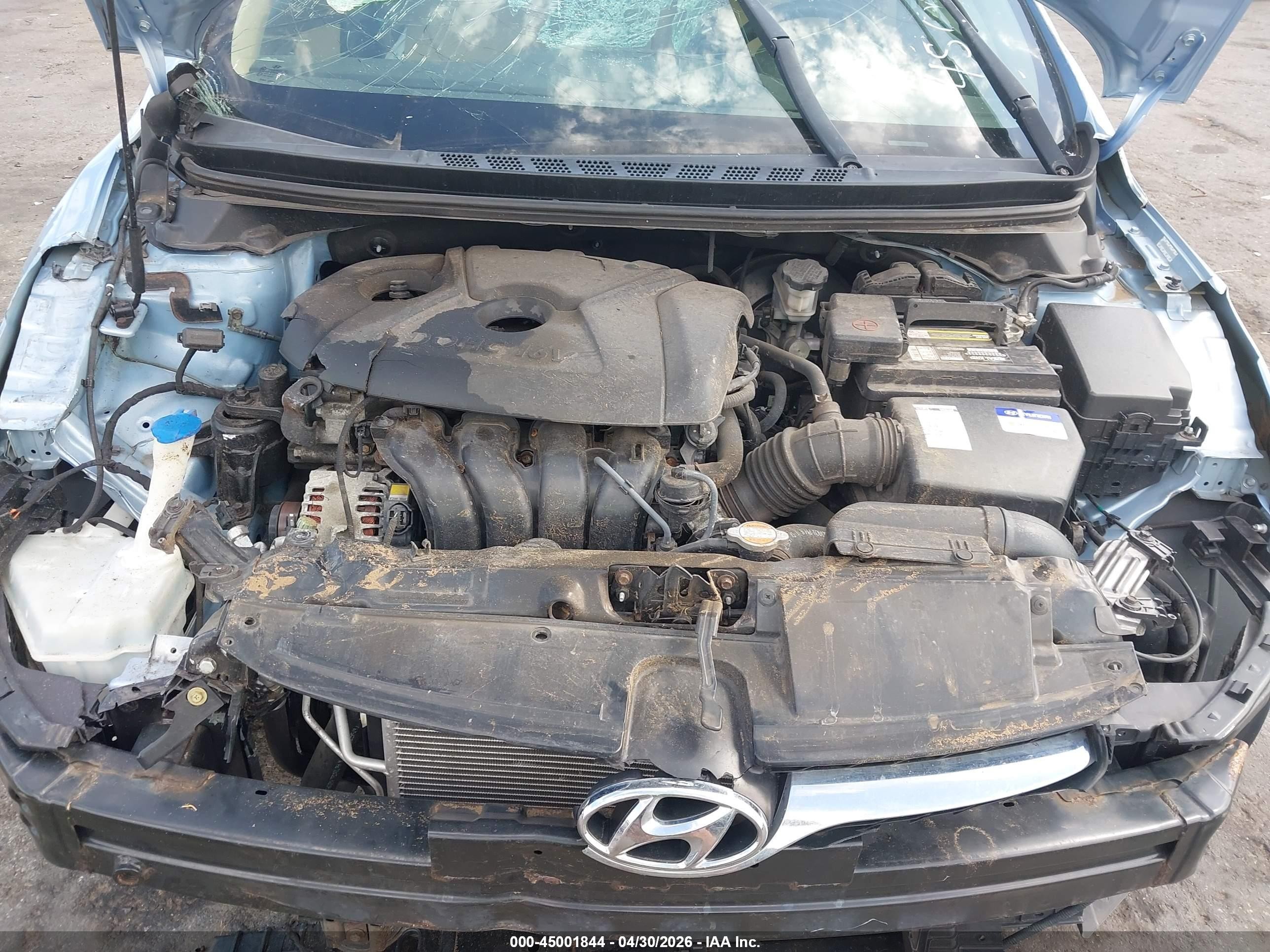 2011 Hyundai Elantra Gls (ulsan Plant) Blue vin: KMHDH4AE9BU139840
