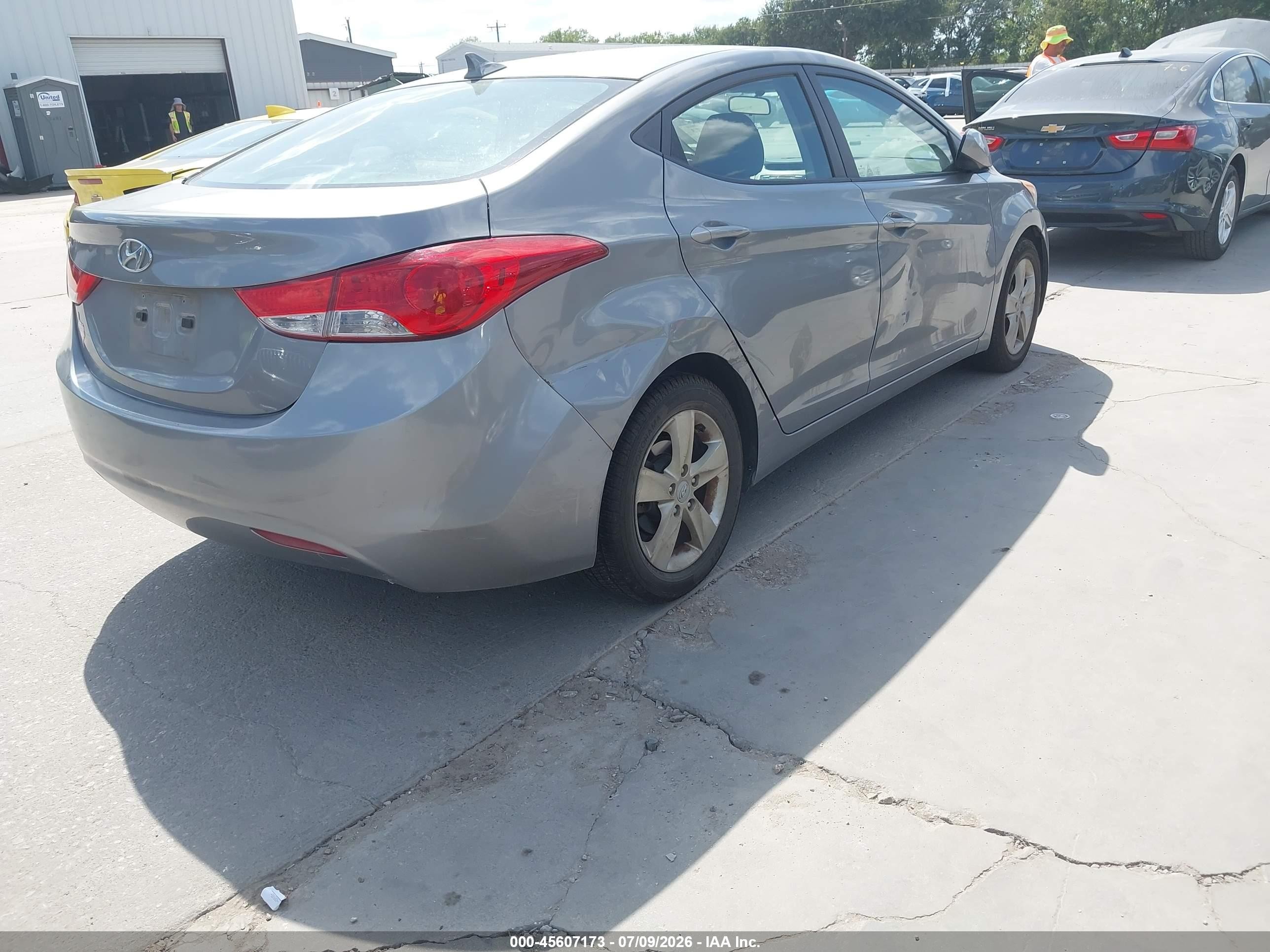 2011 Hyundai Elantra Gls (ulsan Plant) Серебряный vin: KMHDH4AE9BU143788