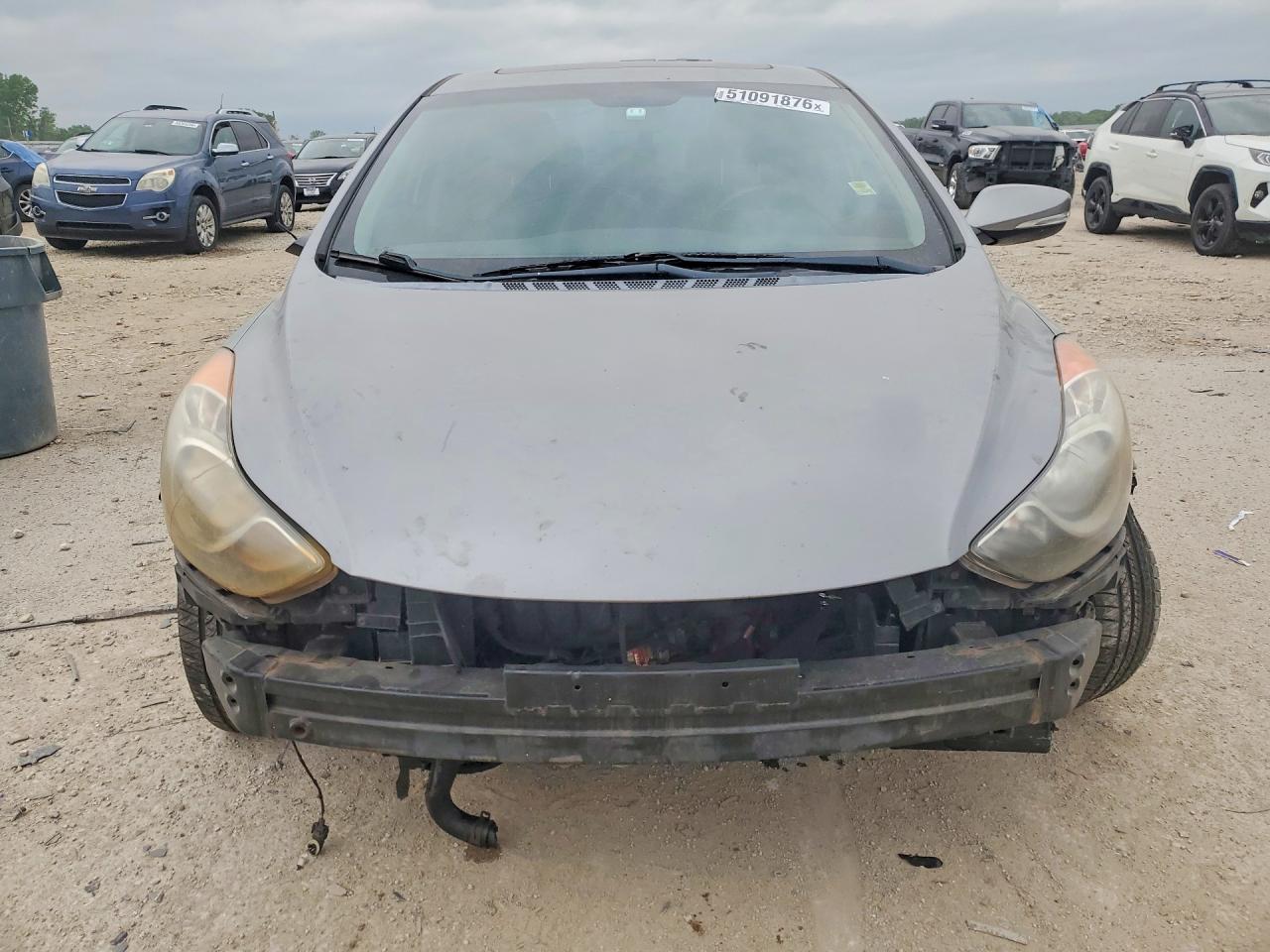 2011 Hyundai Elantra Limited Charcoal vin: KMHDH4AE9BU146772