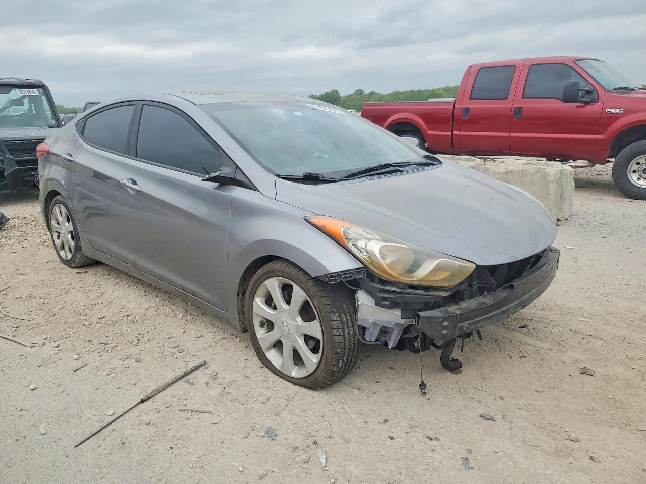 2011 Hyundai Elantra Limited Charcoal vin: KMHDH4AE9BU146772