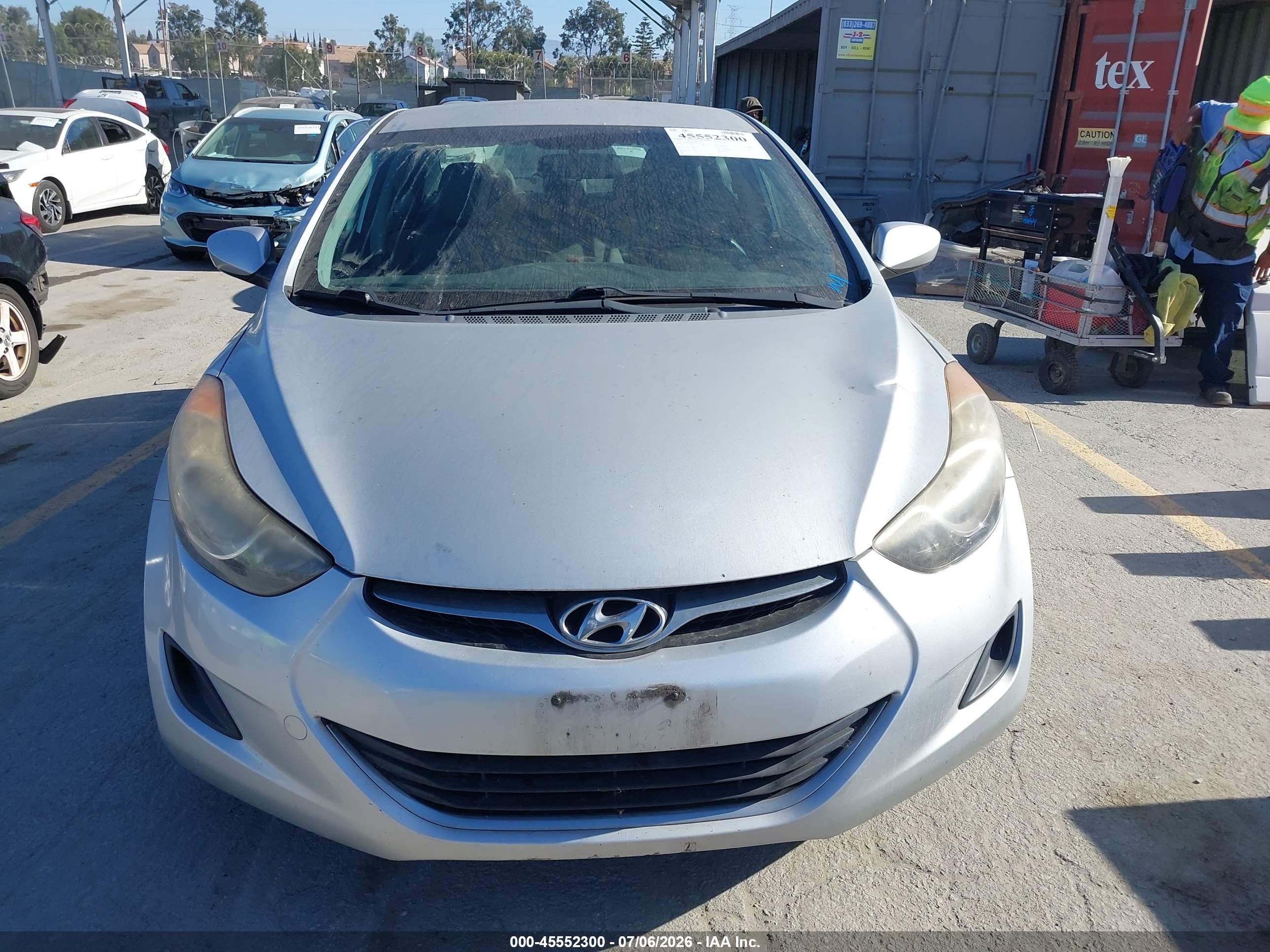 2011 Hyundai Elantra Gls (ulsan Plant) Silver vin: KMHDH4AE9BU152670