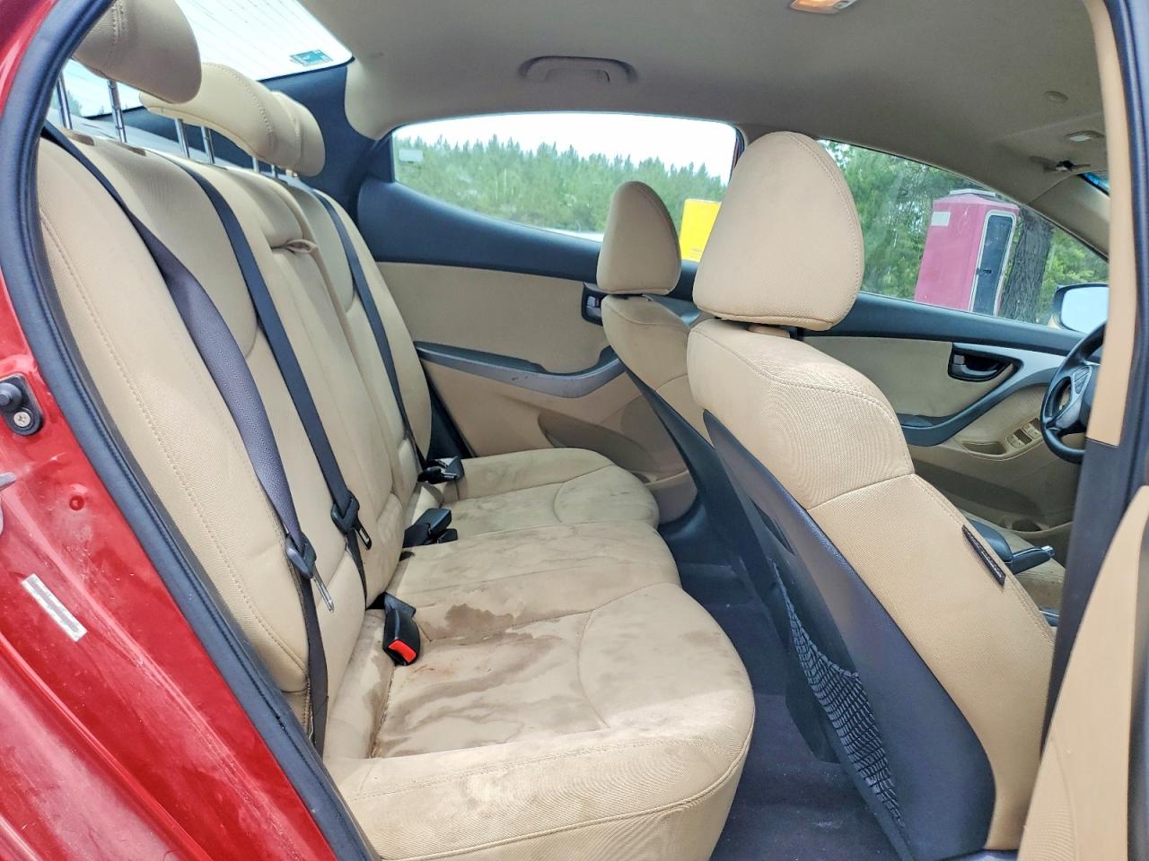 2011 Hyundai Elantra Gls Красный vin: KMHDH4AE9BU162597