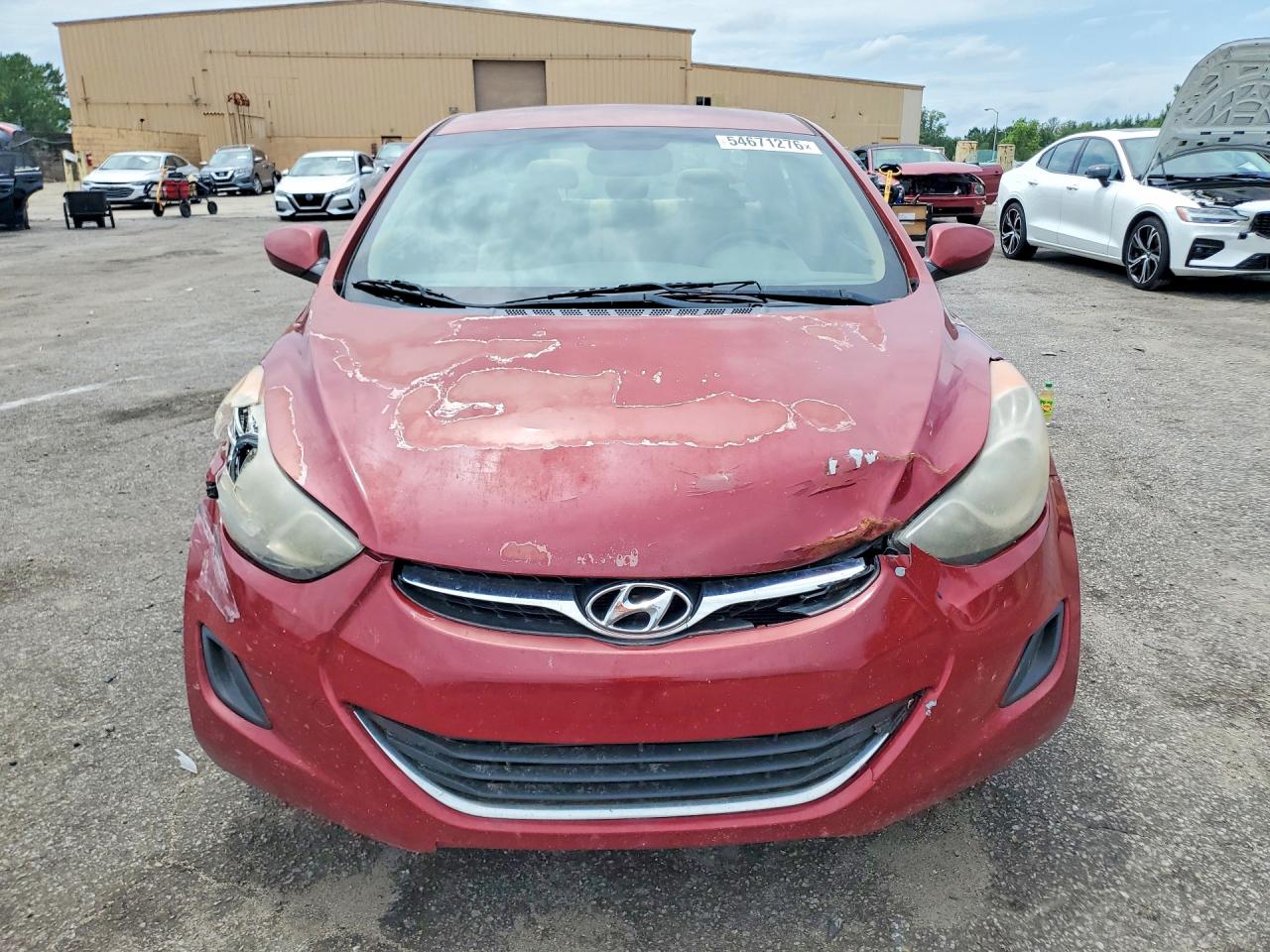 2011 Hyundai Elantra Gls Красный vin: KMHDH4AE9BU162597