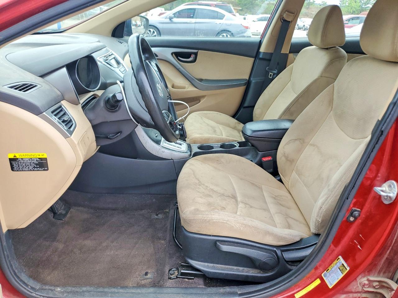 2011 Hyundai Elantra Gls Красный vin: KMHDH4AE9BU162597