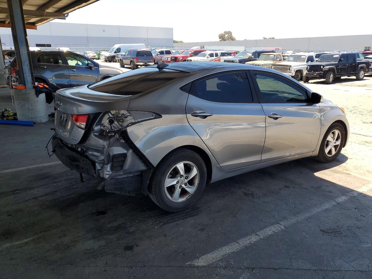2012 Hyundai Elantra Limited Silver vin: KMHDH4AE9CU217261