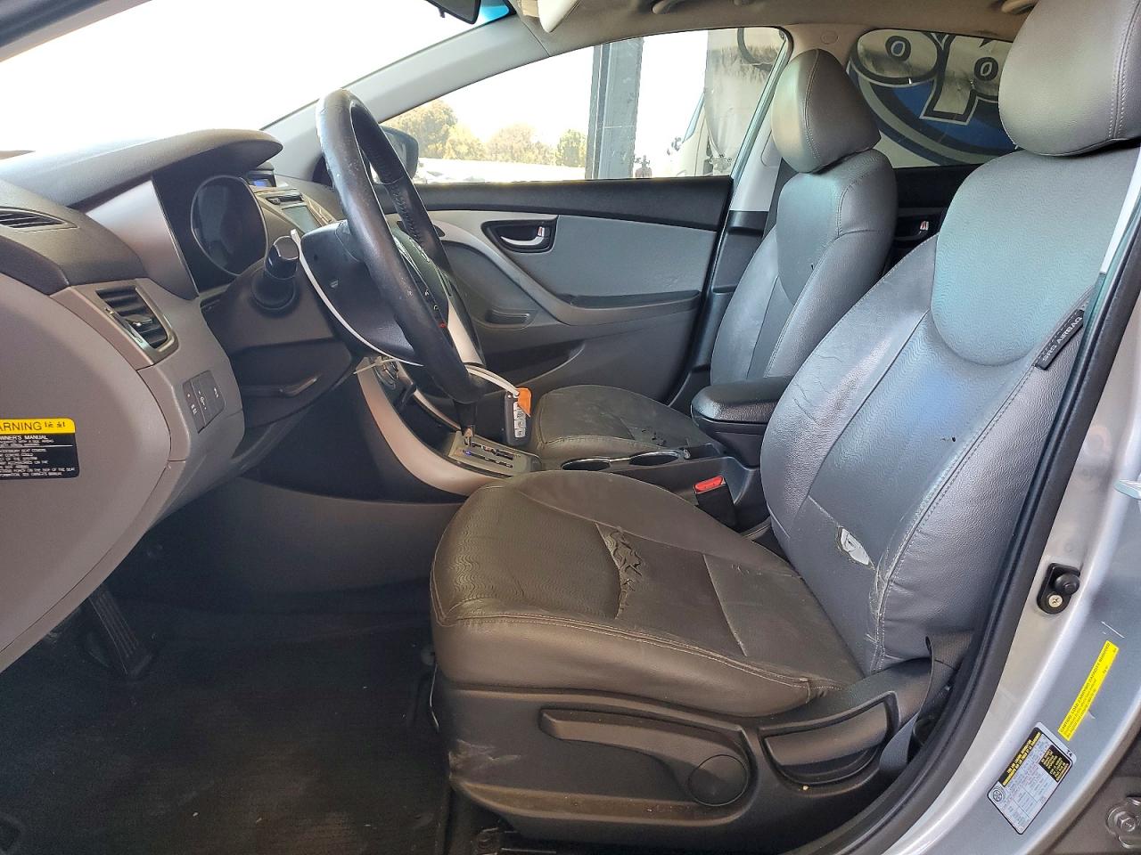2012 Hyundai Elantra Limited Silver vin: KMHDH4AE9CU217261