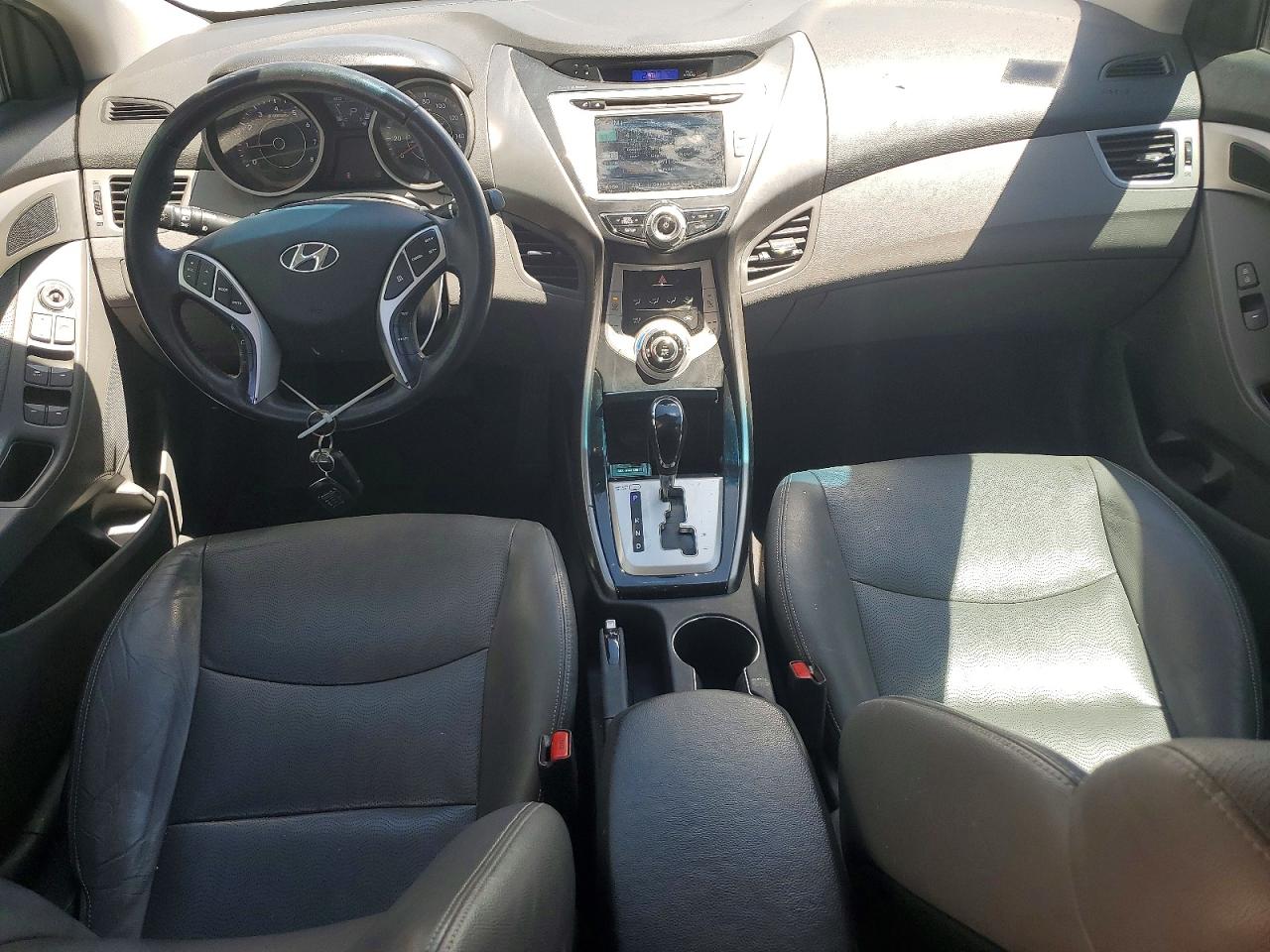 2012 Hyundai Elantra Limited Серебряный vin: KMHDH4AE9CU223125