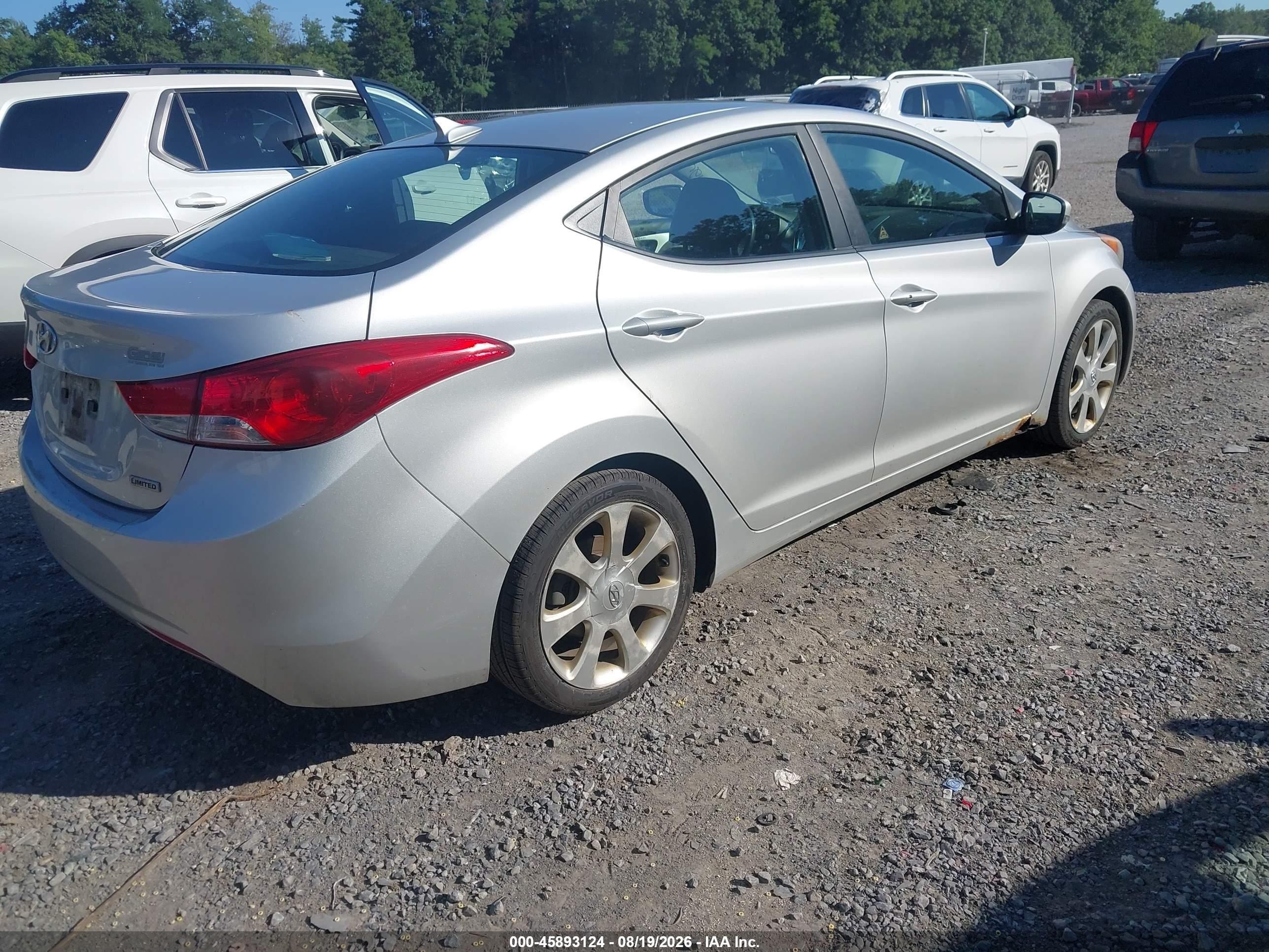 2012 Hyundai Elantra Limited (ulsan Plant) Silver vin: KMHDH4AE9CU231337