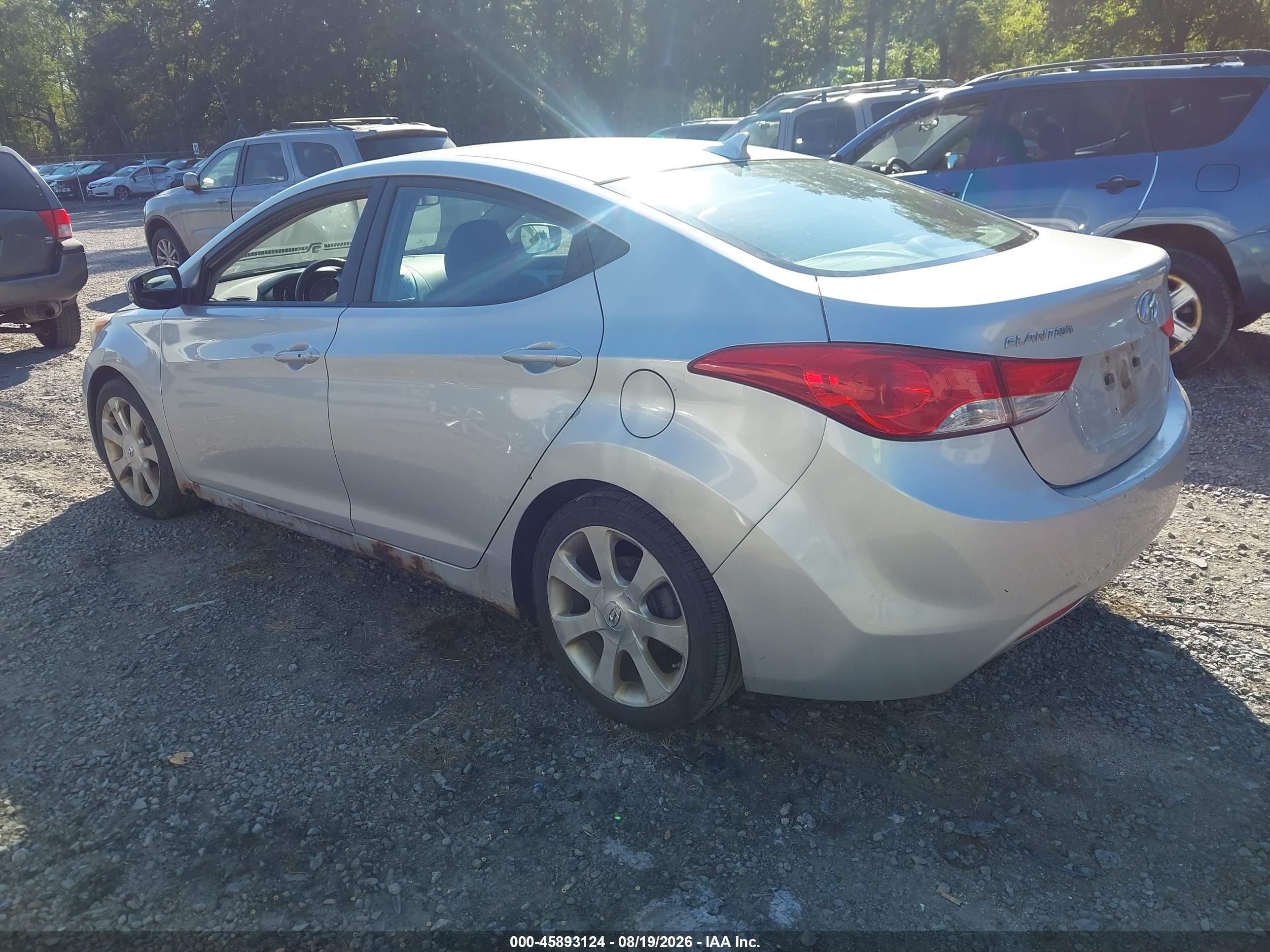 2012 Hyundai Elantra Limited (ulsan Plant) Silver vin: KMHDH4AE9CU231337
