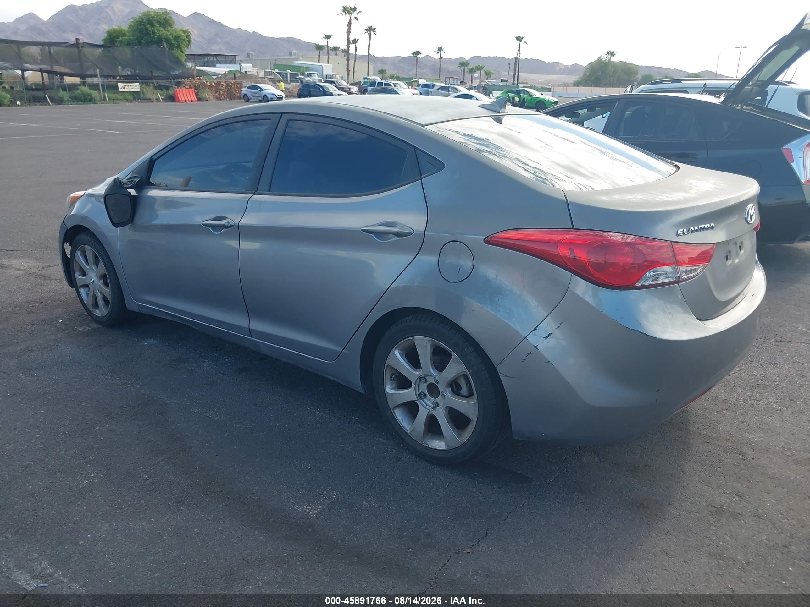 2012 Hyundai Elantra Limited (ulsan Plant) Серебряный vin: KMHDH4AE9CU255380