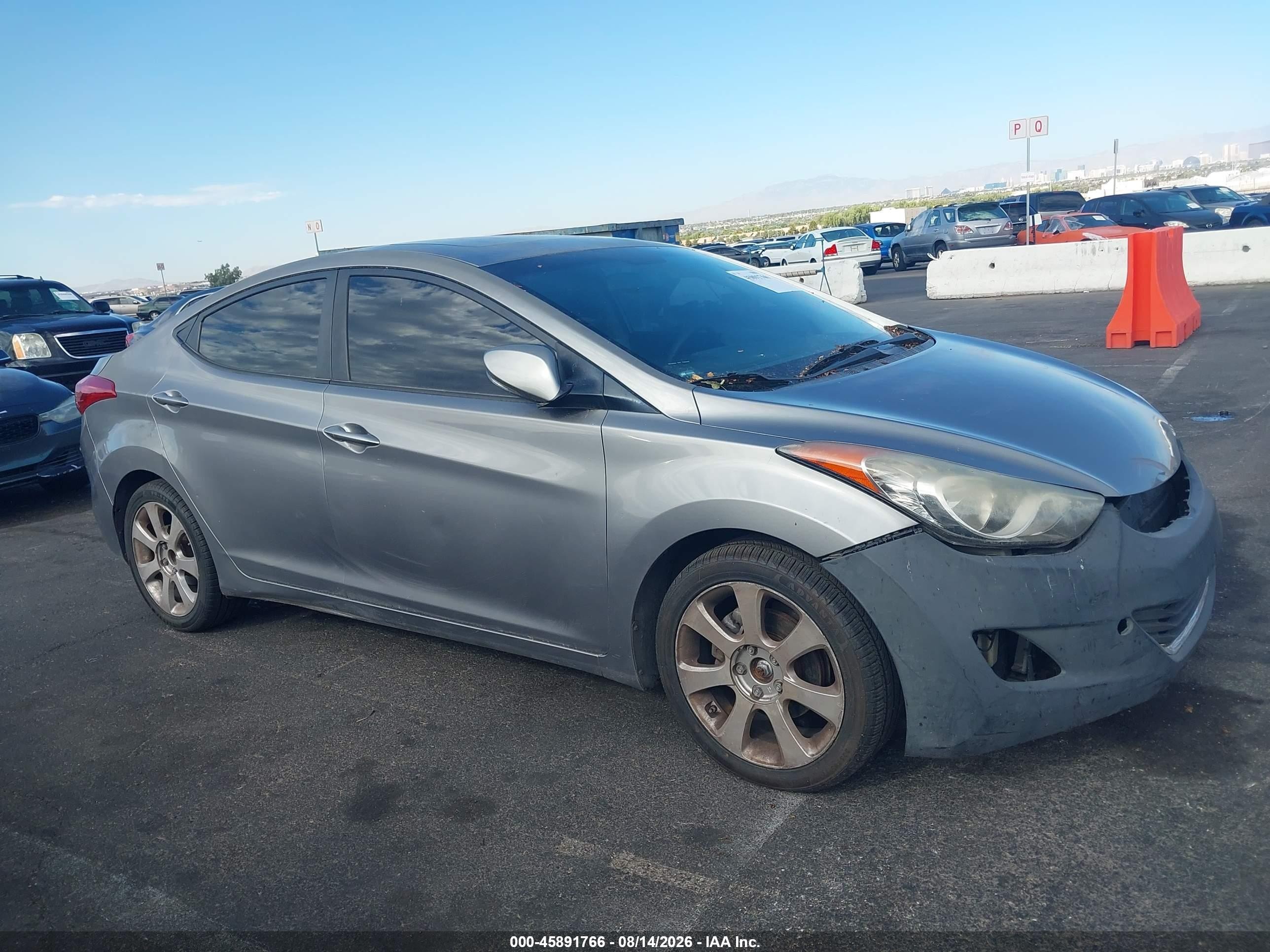 2012 Hyundai Elantra Limited (ulsan Plant) Серебряный vin: KMHDH4AE9CU255380