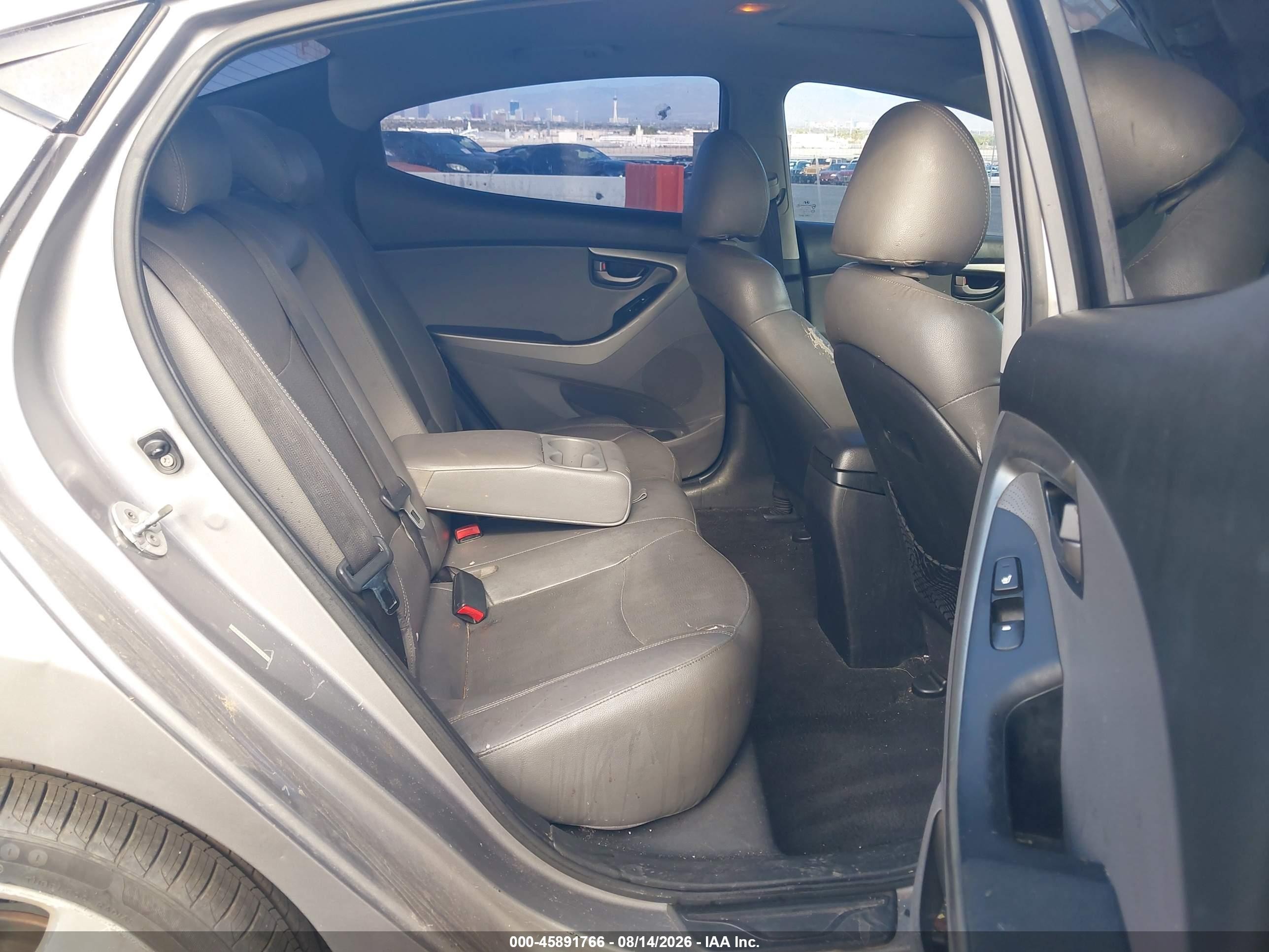 2012 Hyundai Elantra Limited (ulsan Plant) Серебряный vin: KMHDH4AE9CU255380